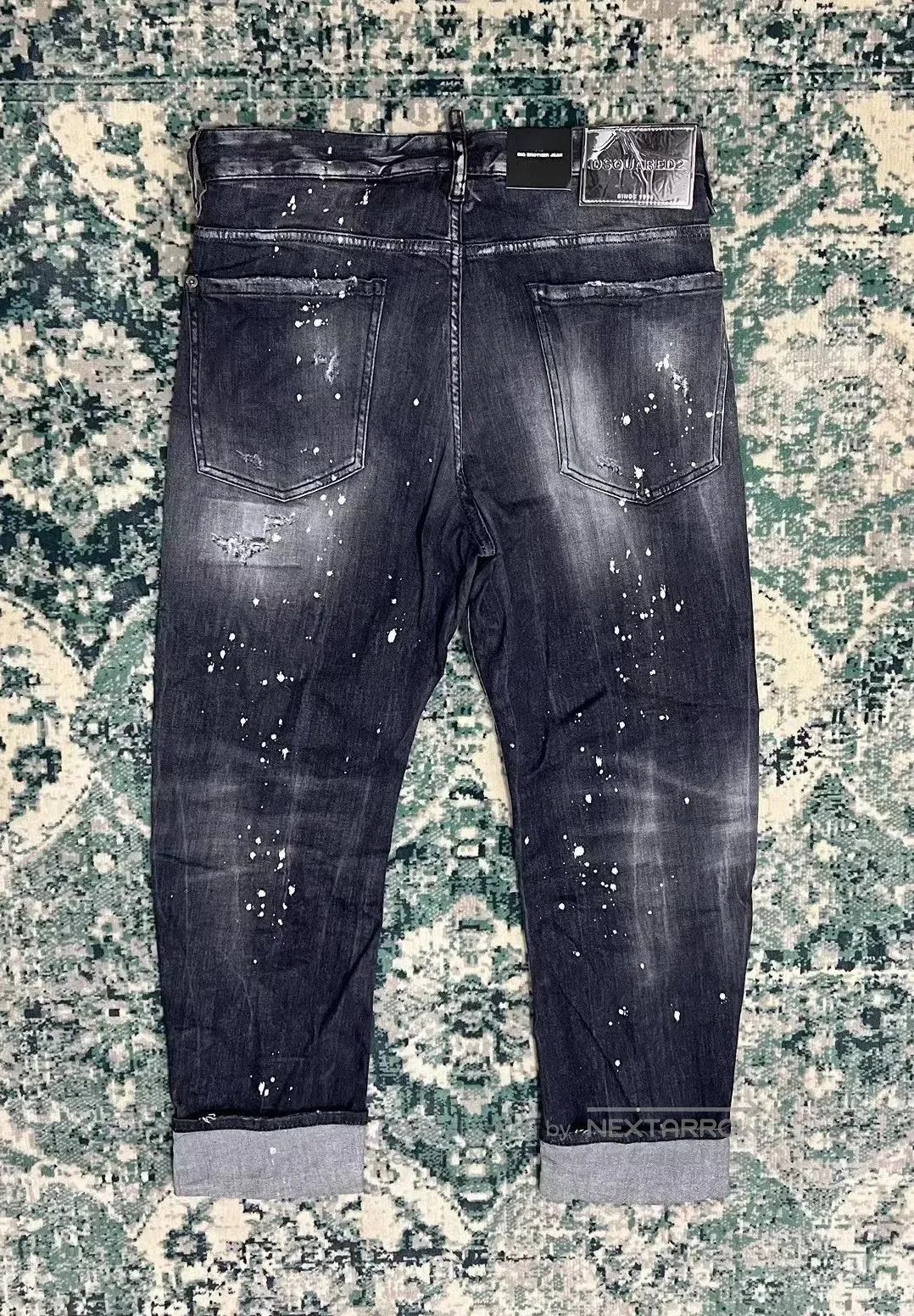 Dsquared2 dsquared2 black gray washed denim pants. Size US 44 / EU 60 - 2 Thumbnail