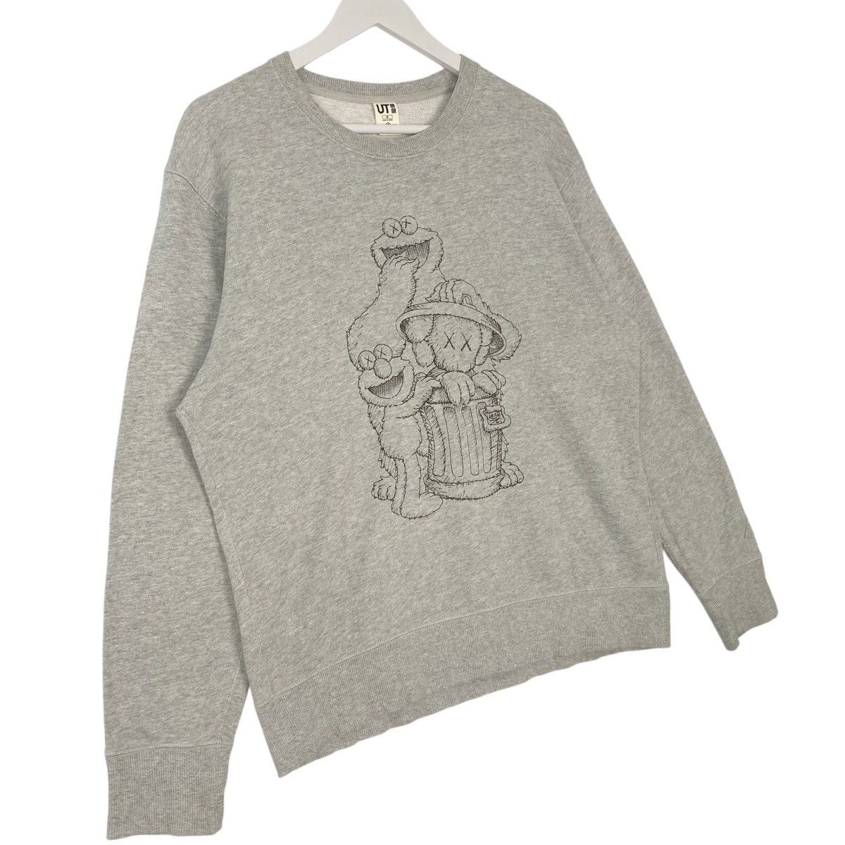 Vintage Vintage Sesame Street Uniqlo Sweatshirt Crewneck Grey Size US M / EU 48-50 / 2 - 3 Thumbnail