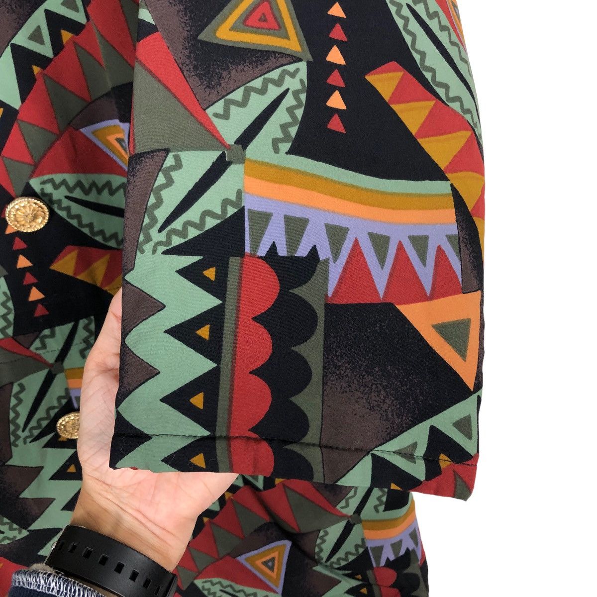 Japanese Brand 🔥Vintage Full Print Button Jacket Navajo Native Kapital Size US M / EU 48-50 / 2 - 15 Thumbnail