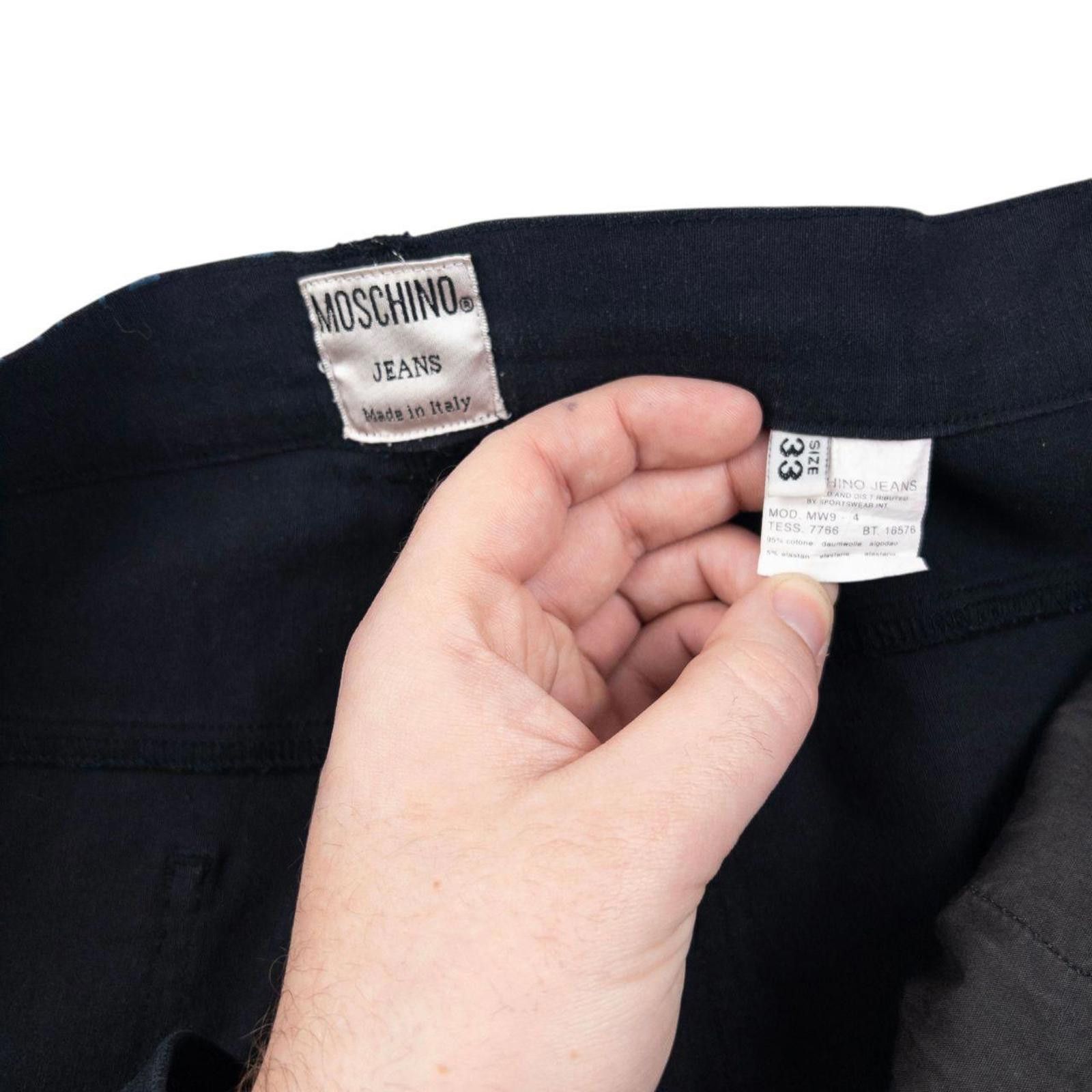 Moschino Vintage 2000s Moschino Jeans Take Your Time Digital Trousers Size US 36 / EU 52 - 6 Thumbnail