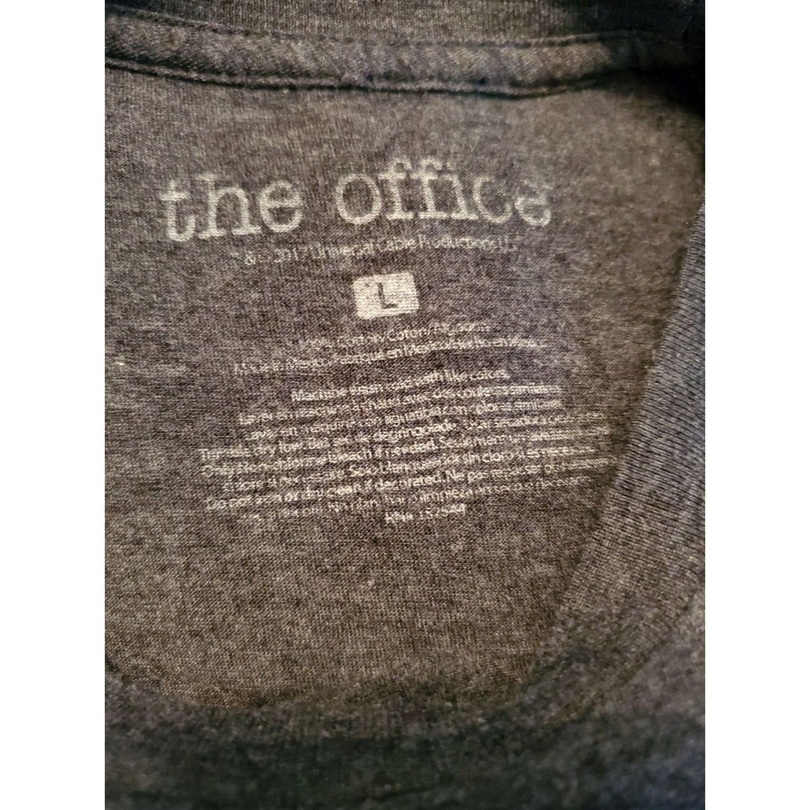 Vintage The Office Dunder Mifflin Logo Shirt Adult Large Gray Short Sleeve T Size US L / EU 52-54 / 3 - 2 Thumbnail