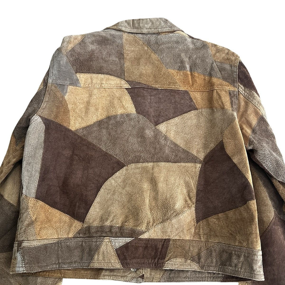 Vintage newport news Leather Patchwork Jacket Size US S / EU 44-46 / 1 - 10 Thumbnail