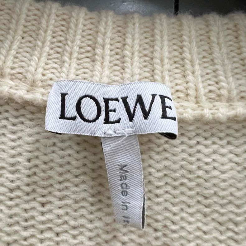 Loewe LOEWE Water bead embroidered logo knitted shirt Size XS / US 0-2 / IT 36-38 - 3 Thumbnail