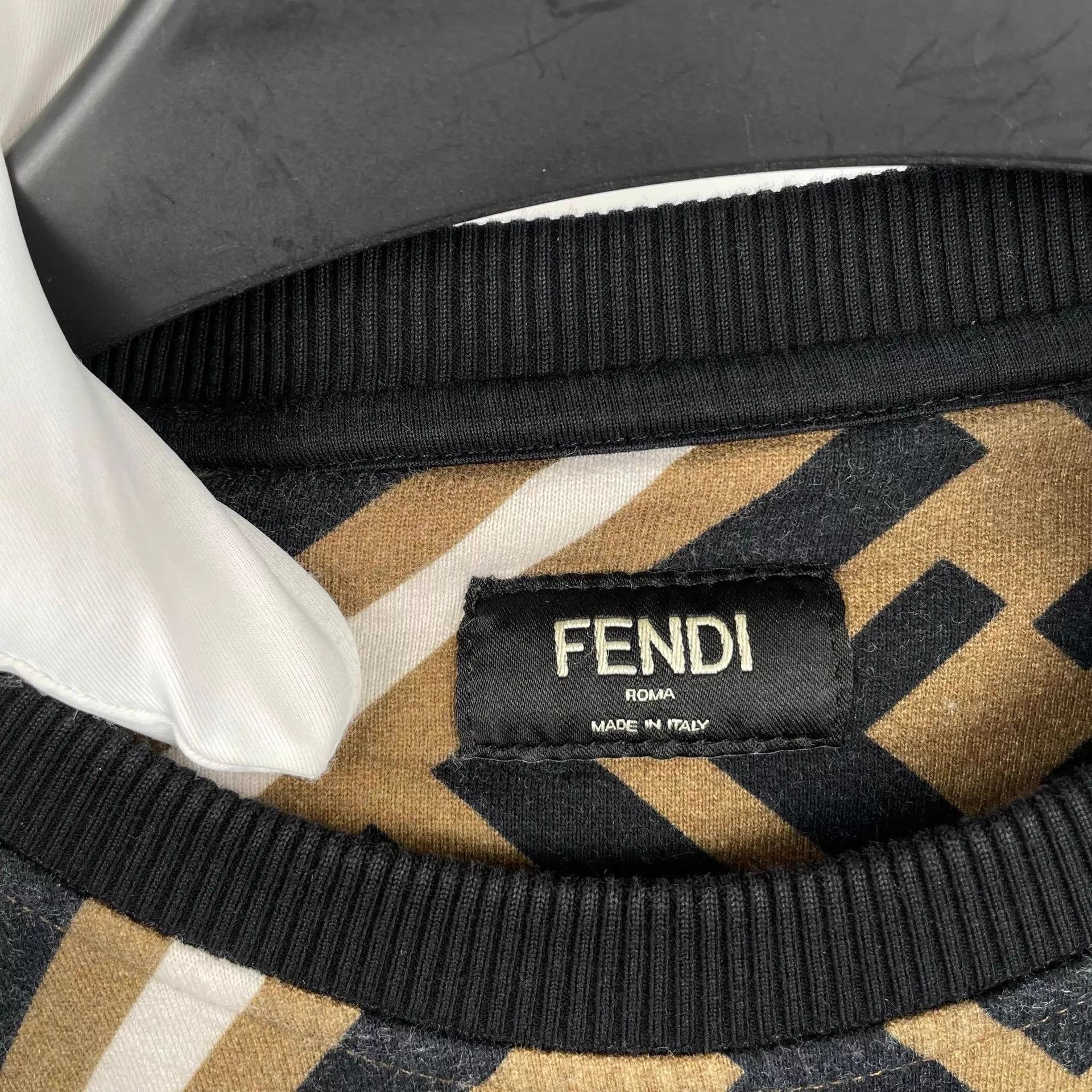 Fendi Fendi Allover Print Hoodie Brown L Size US L / EU 52-54 / 3 - 3 Thumbnail