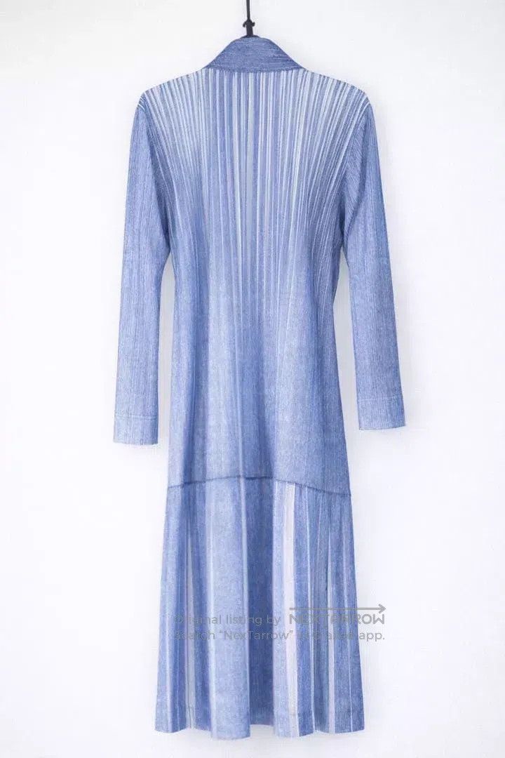 Issey Miyake Issey Miyake Denim Dress Size L / US 10 / IT 46 - 2 Thumbnail
