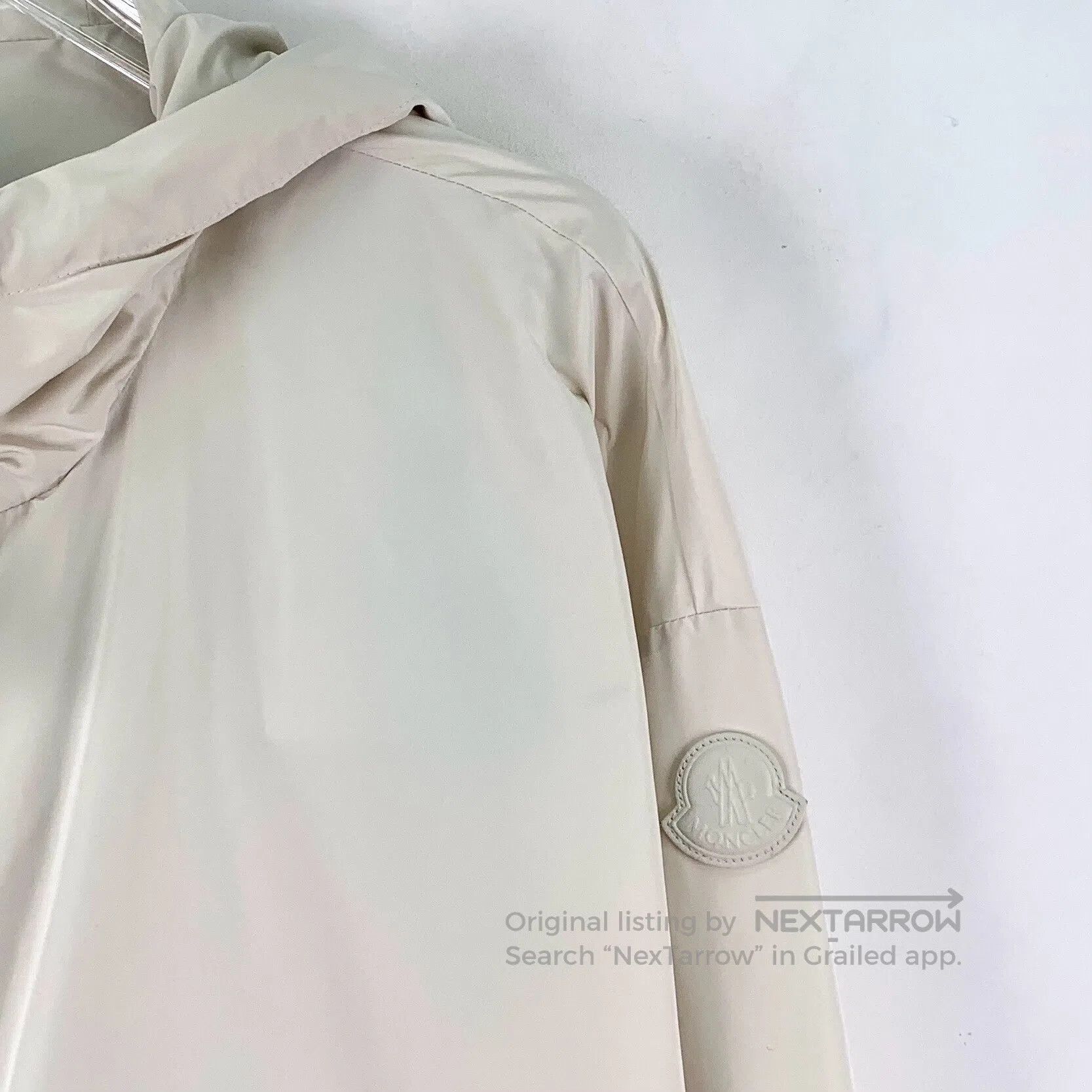 Moncler Moncler White logo patch hooded zipper long sleeve jacket| Size US XS / EU 42 / 0 - 3 Thumbnail