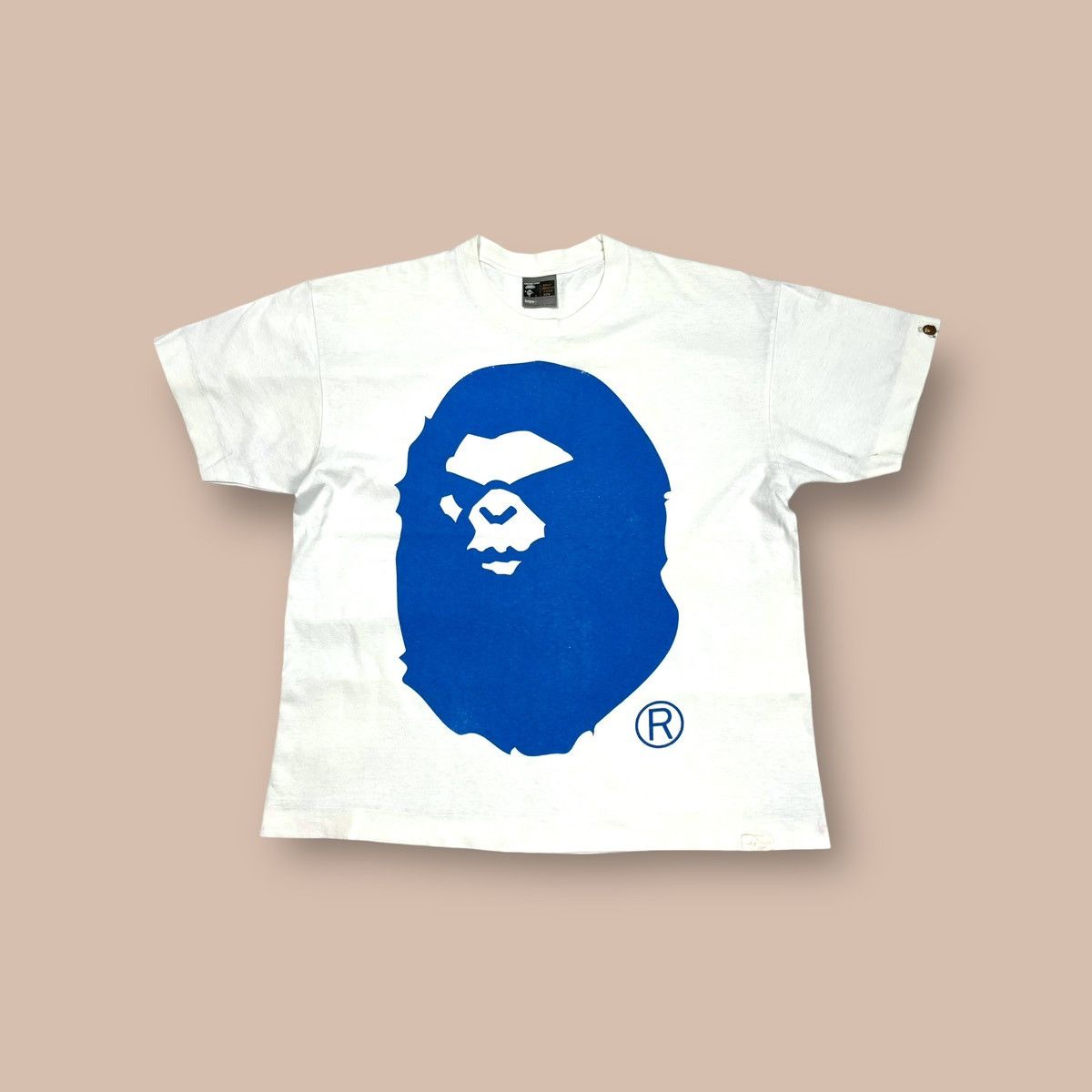 Bape Aoyama Limited Hand Printed Mad Face Tee