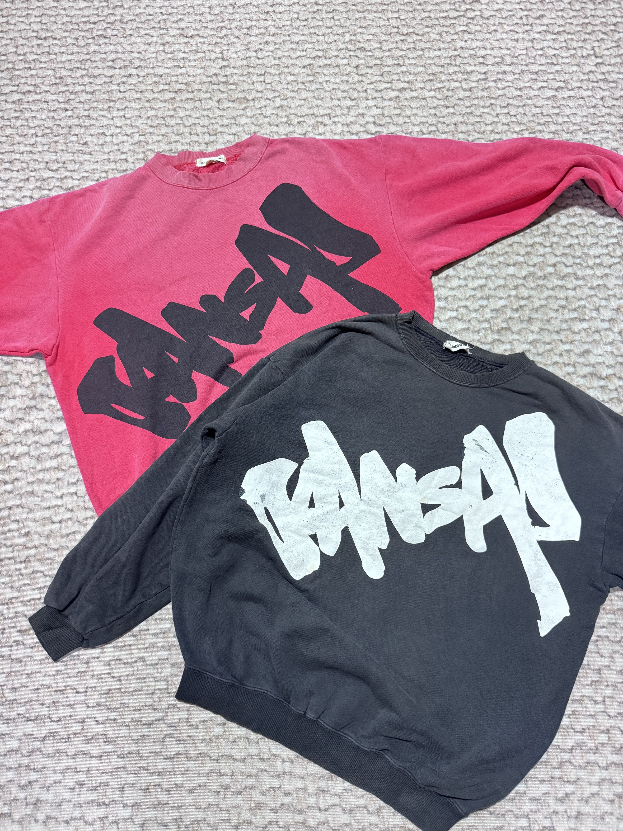 Kansai Yamamoto 2 Lot Vintage Kansai O2 Kansai Yamamoto Sweatshirt Sun Faded Size US M / EU 48-50 / 2 - 1 Thumbnail
