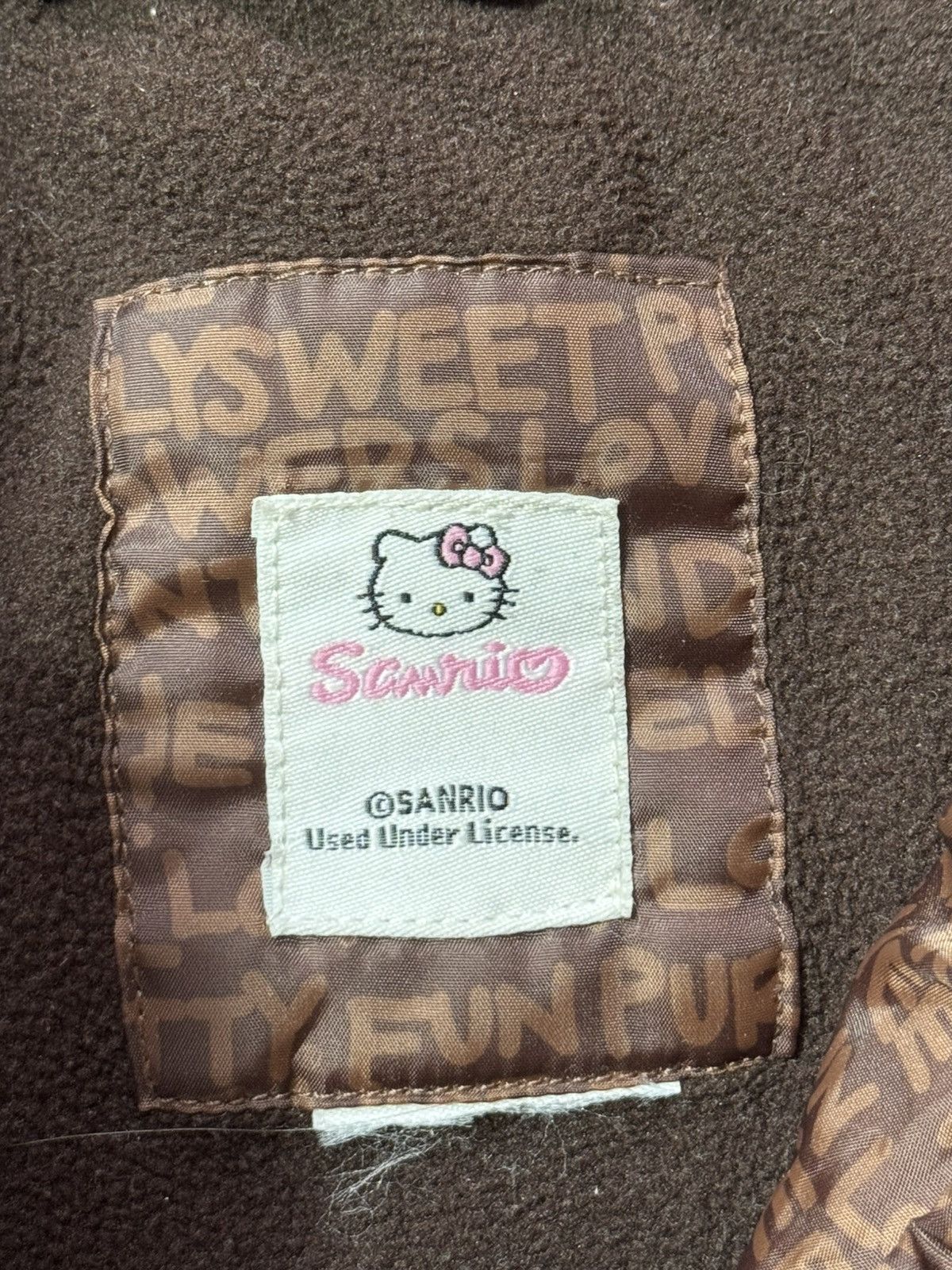 Cartoon Network VINTAGE HELLO KITTY SANRIO 2000s DOWN PUFFER JACKET Size S / US 4 / IT 40 - 8 Thumbnail