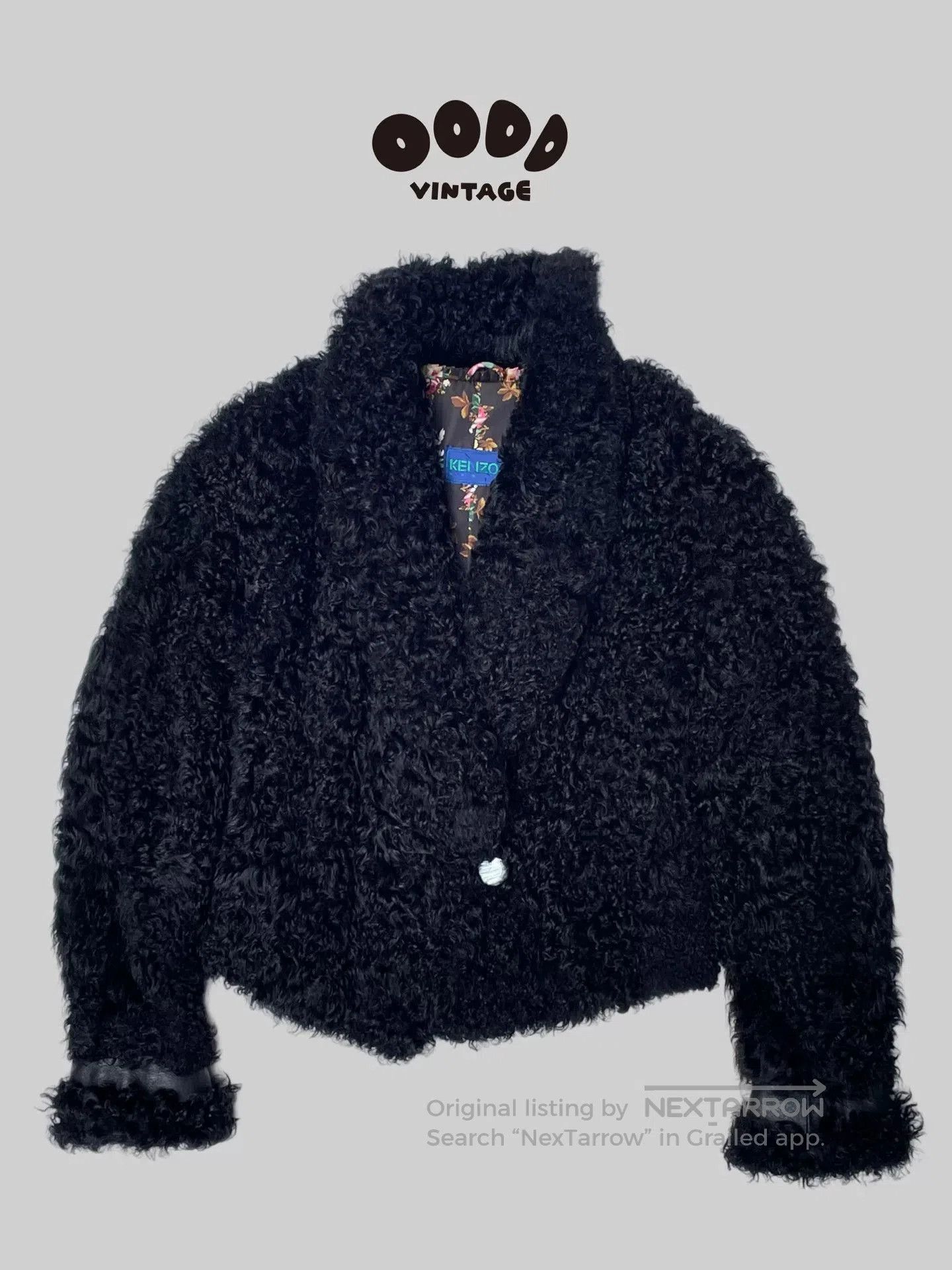 Kenzo Kenzo 90s Karakul Sheepskin Jacket. Size M / US 6-8 / IT 42-44 - 1 Thumbnail