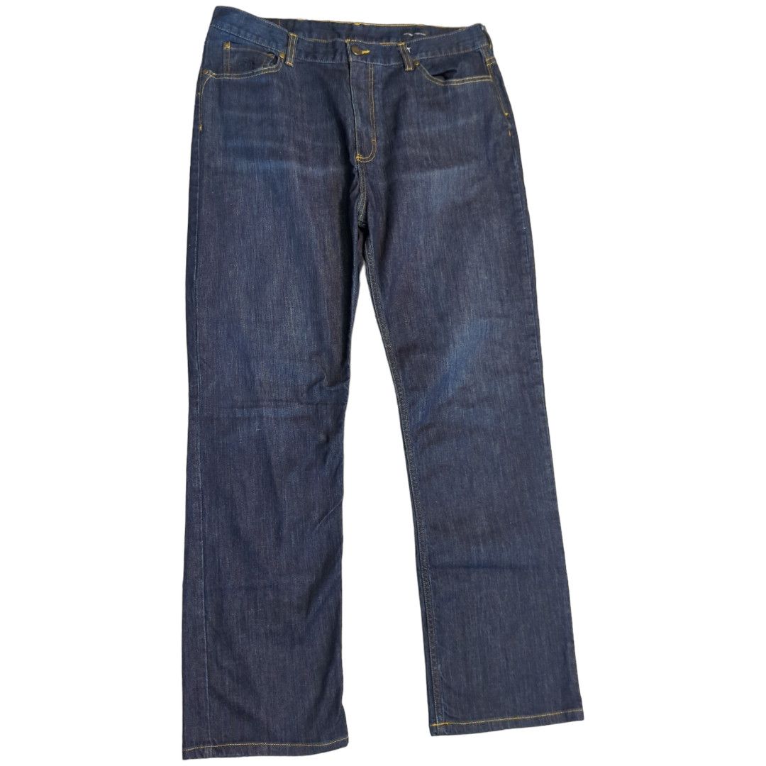 Hart Schaffner Marx HART SCHAFFNER MARX Dark Straight Leg Jeans Men's 38 x 32 Size US 38 / EU 54 - 1 Thumbnail