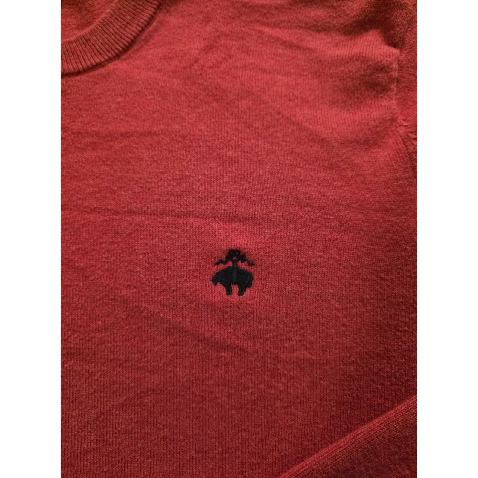 Brooks Brothers Brooks Brothers Sweater Crewneck Red Men's Size L Regular Cashmere Cotton Knit Pullover Logo Classic Preppy EUC Size US L / EU 52-54 / 3 - 4 Thumbnail