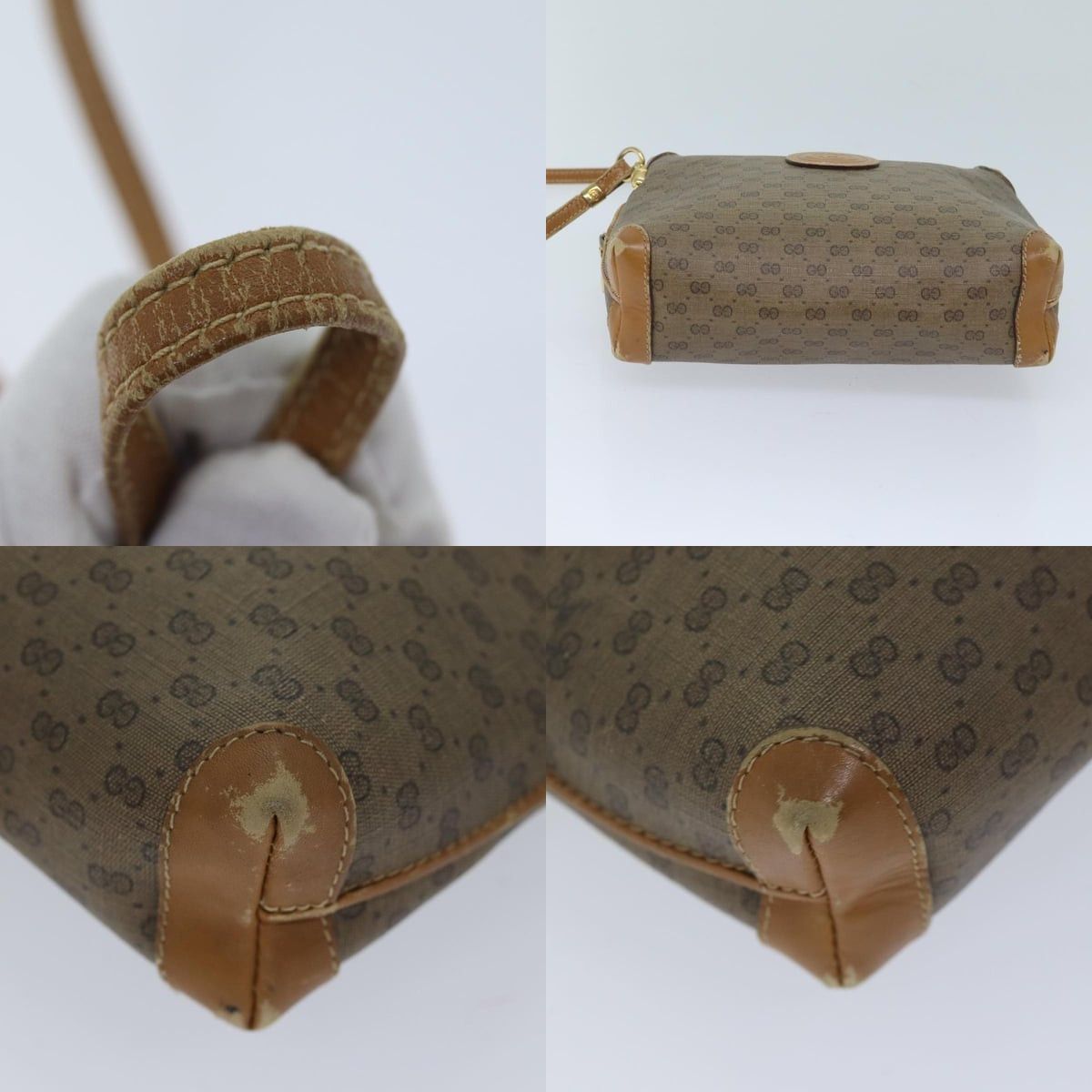 Gucci GUCCI Micro GG Supreme Shoulder Bag Pvc Beige 007 115 007 Size ONE SIZE - 10 Thumbnail