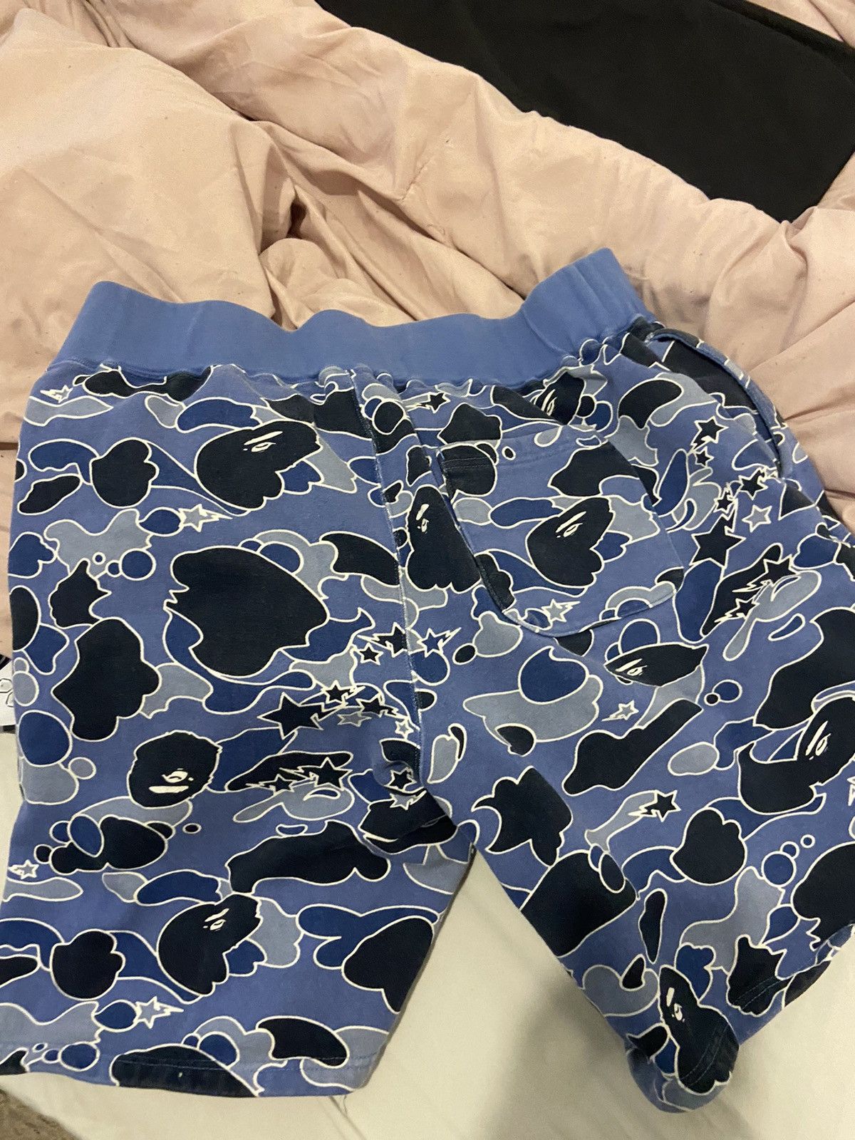 Bape Bape sta blue camo shark shorts Size US 38 / EU 54 - 2 Thumbnail