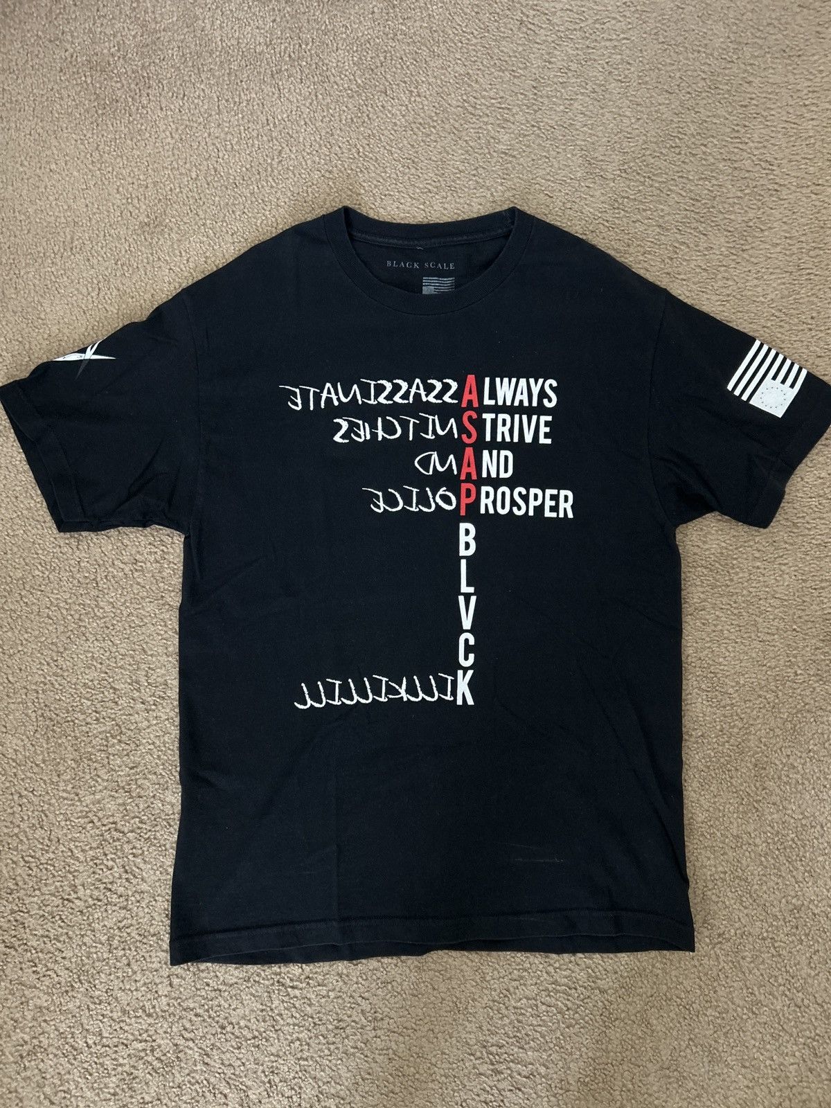 ASAP Rocky x Black Scale Collab T-Shirt