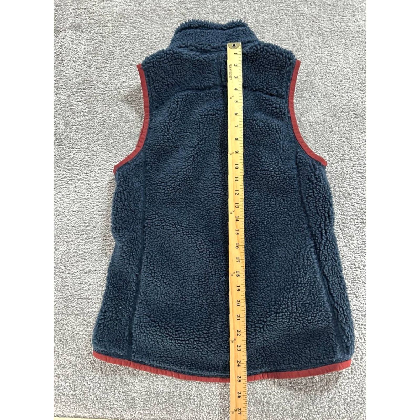 Vintage L.L.Bean Vest Womens XS Blue Brown Full Zip Hiking Fleece Vest Blue XS Women's L.L.Bean Full Zip Fleece Vest Vintage No Size XS / US 0-2 / IT 36-38 - 6 Thumbnail