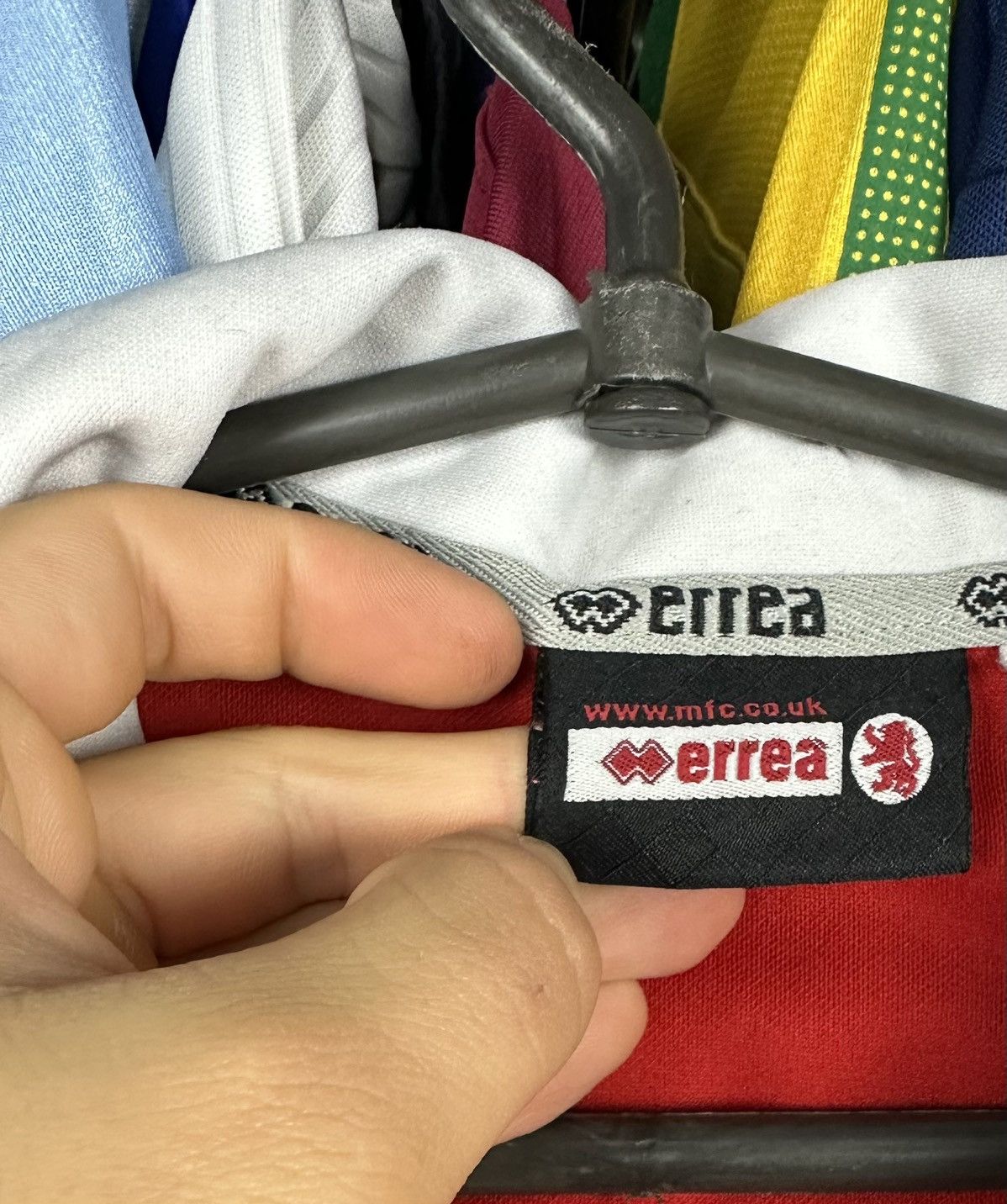 Errea RETRO ERREA MIDDLESBROUGH 2004 cup FOOTBALL SHIRT JERSEY Size US S / EU 44-46 / 1 - 4 Thumbnail