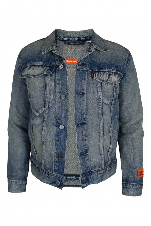 Heron Preston Denim jacket Size US S / EU 44-46 / 1 - 1 Thumbnail