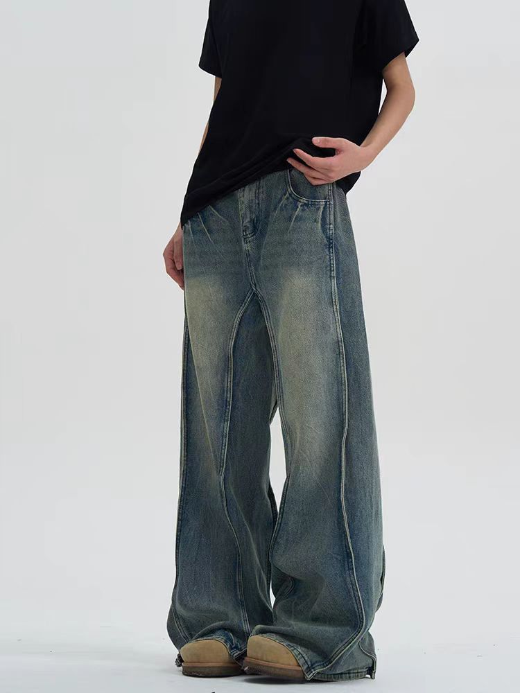 Japanese Brand × Jean High street deconstructed patchwork distressed jeans Size US 30 / EU 46 - 3 Thumbnail