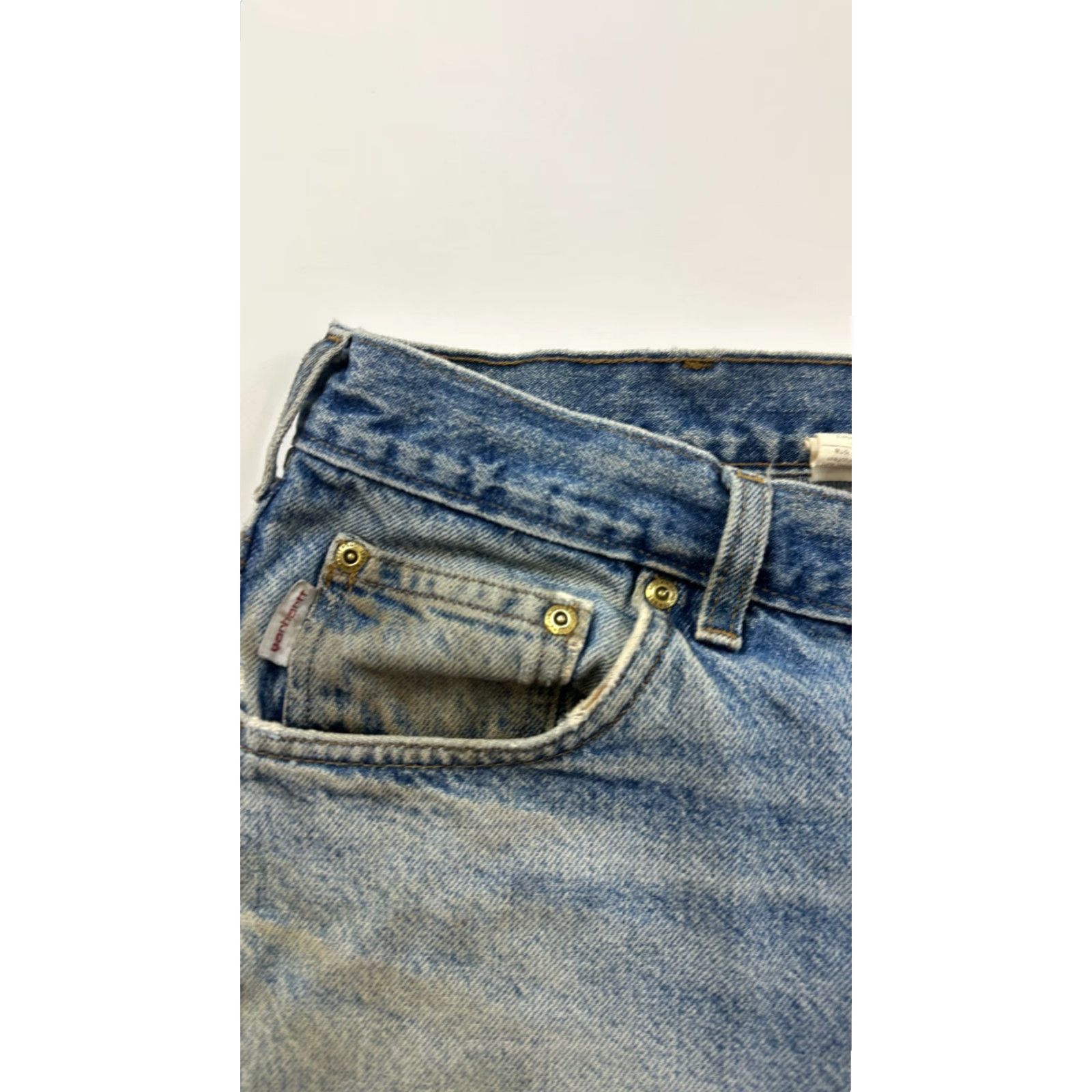 Carhartt Carhartt Jeans Mens 36x30 Blue Denim Distressed Relaxed Tapered Leg Outdoor Size US 36 / EU 52 - 7 Thumbnail