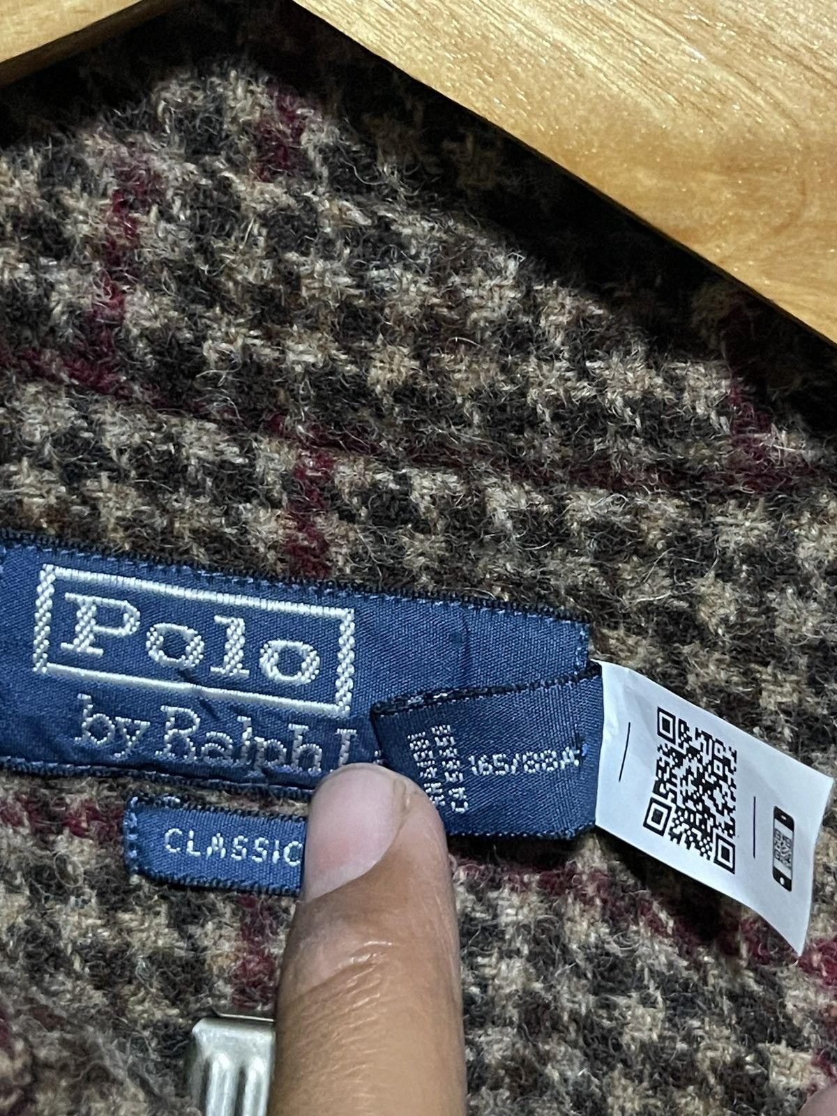 Polo Ralph Lauren Suede-Patch Shetland Wool Overshirt Size US XS / EU 42 / 0 - 8 Thumbnail