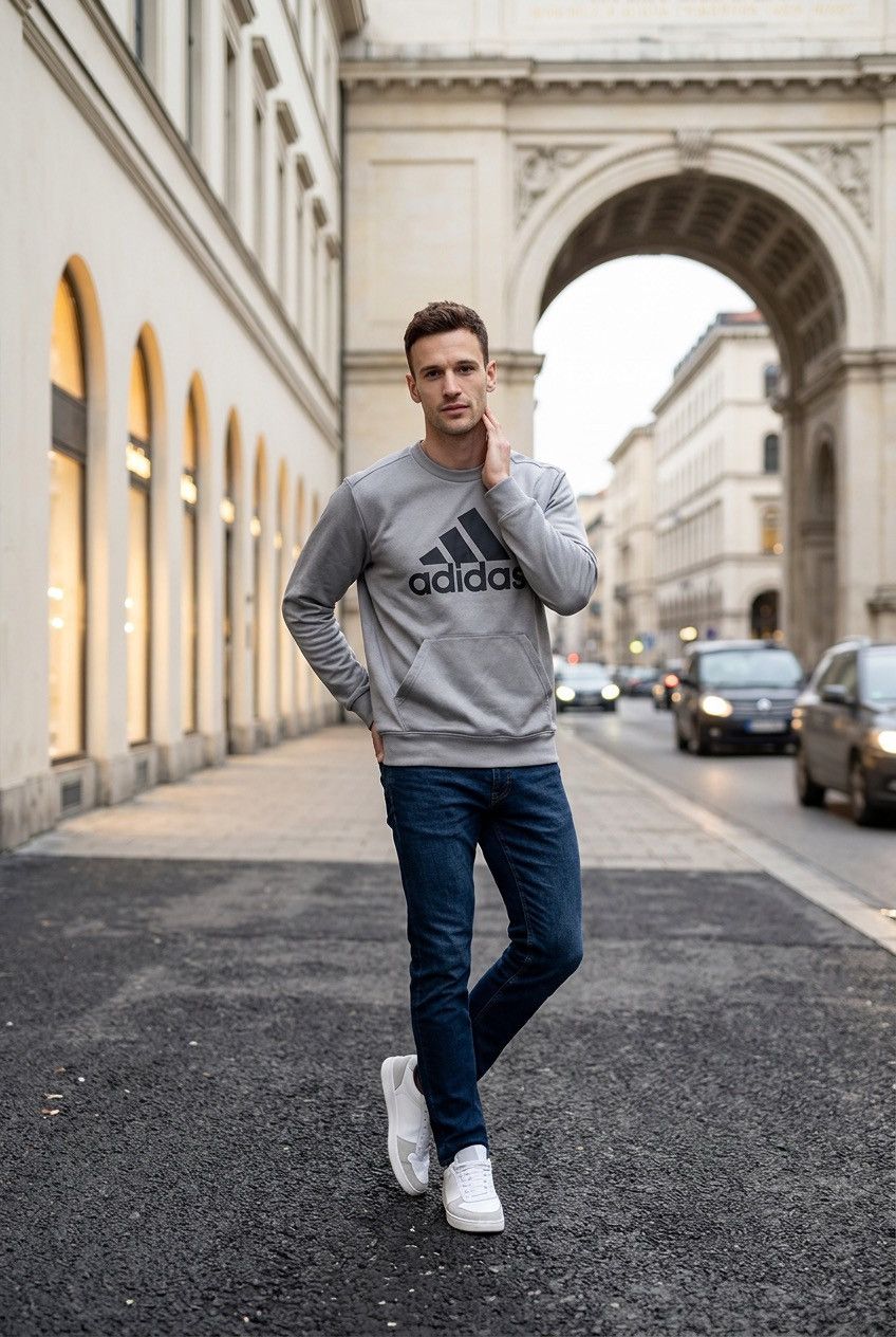 Adidas Adidas essentials sweater Size US M / EU 48-50 / 2 - 1 Thumbnail