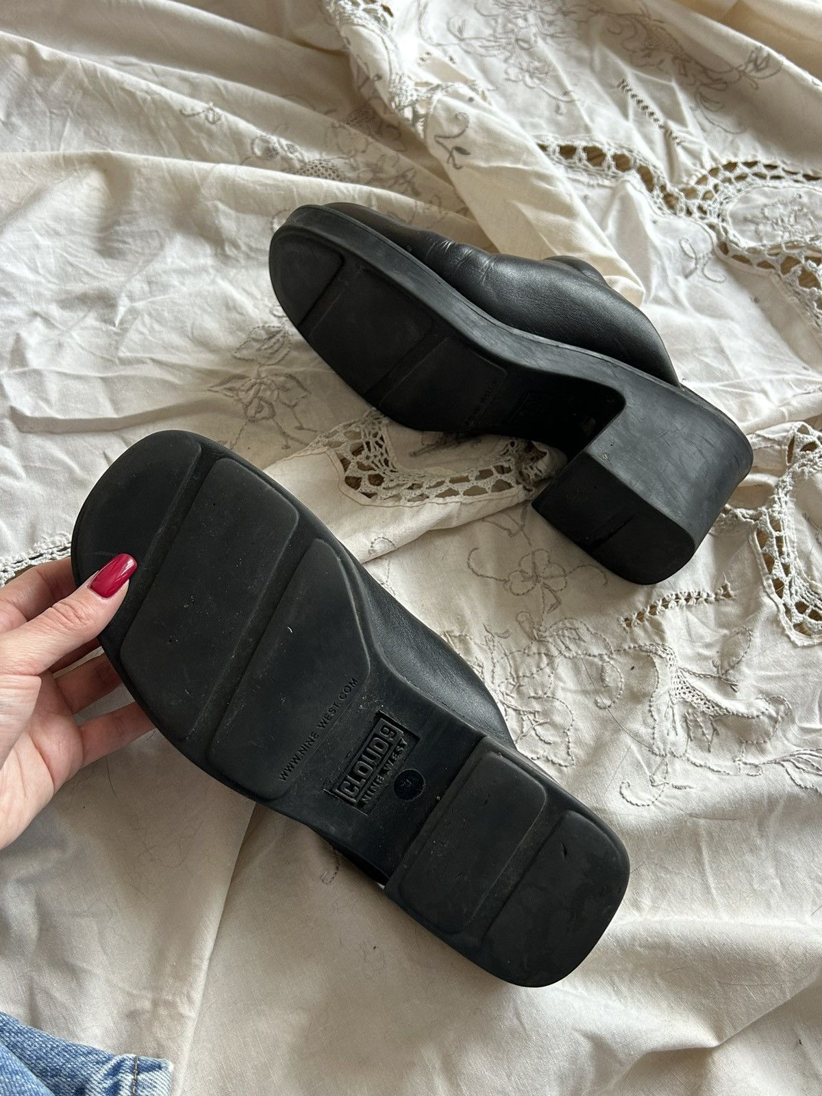 Nine West × Vintage Amazing Leather Heels Boots Nine West Vintage Y2K Size US 7 / IT 37 - 10 Thumbnail