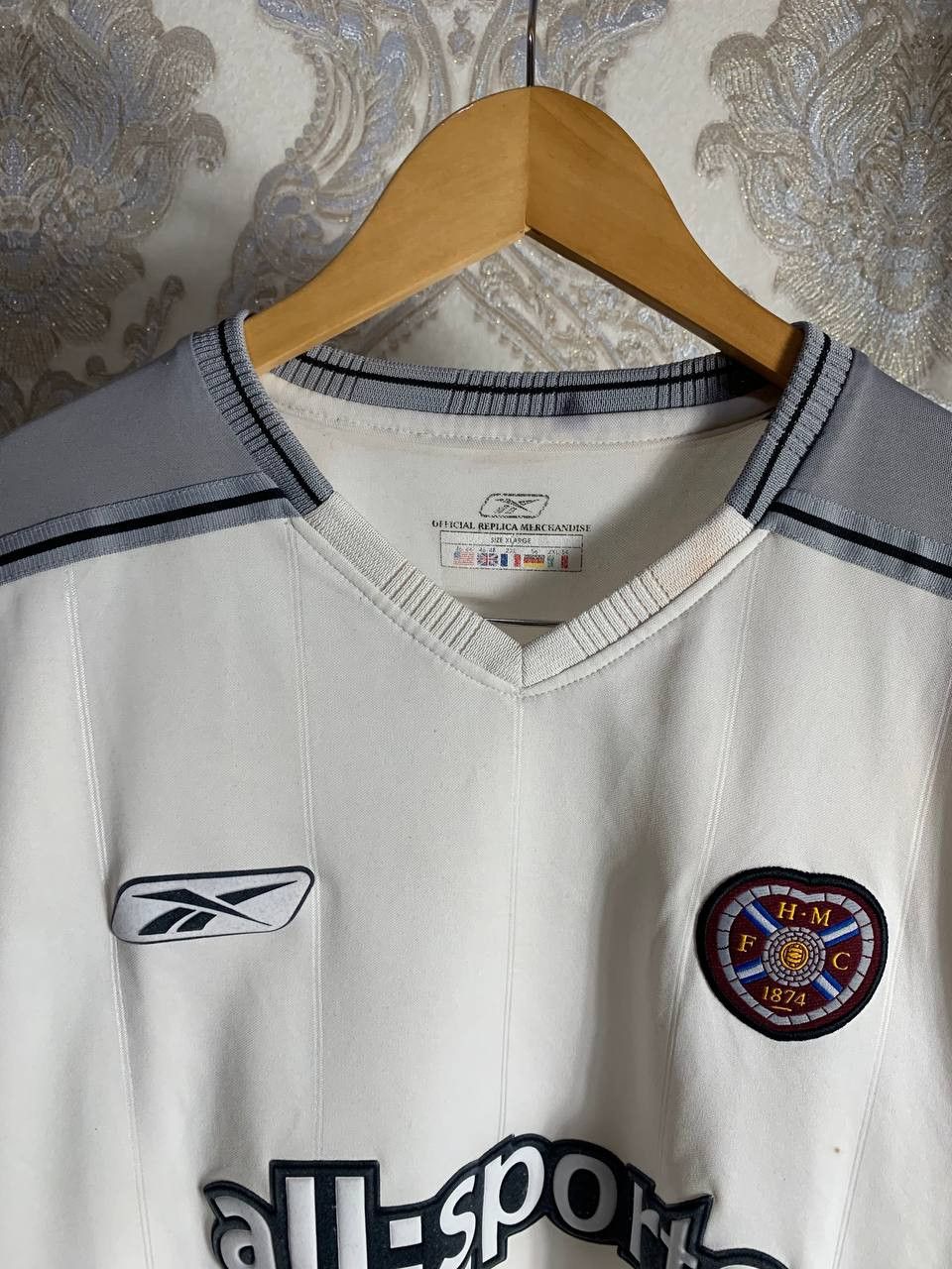Reebok Vintage Reebok Hearts Of Midlothian England Soccer Jersey 90 Size US XXL / EU 58 / 5 - 4 Thumbnail