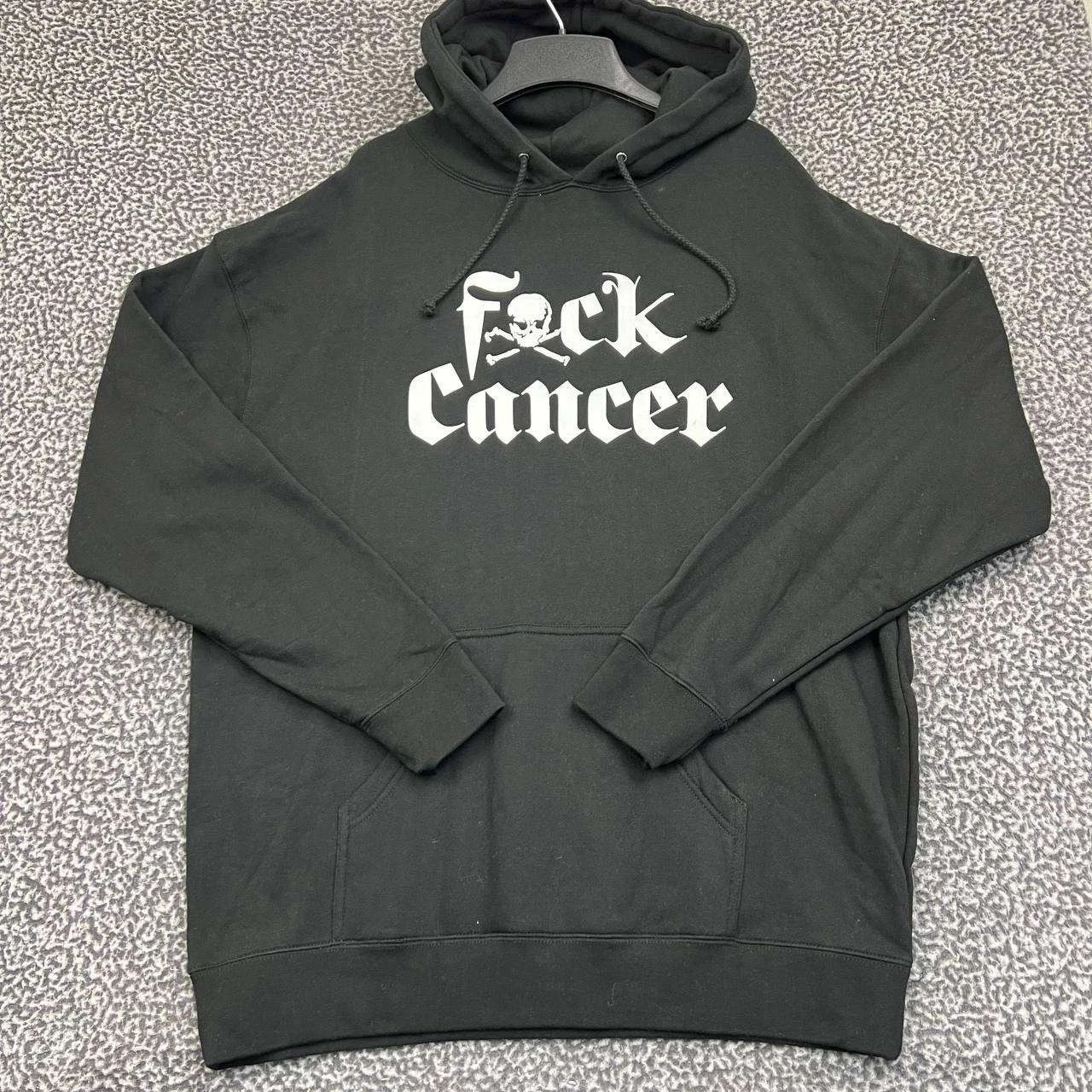 Other Fxck Cancer Hoodie Men XL Pullover Long Sleeve Drawstring Size US XL / EU 56 / 4 - 1 Thumbnail