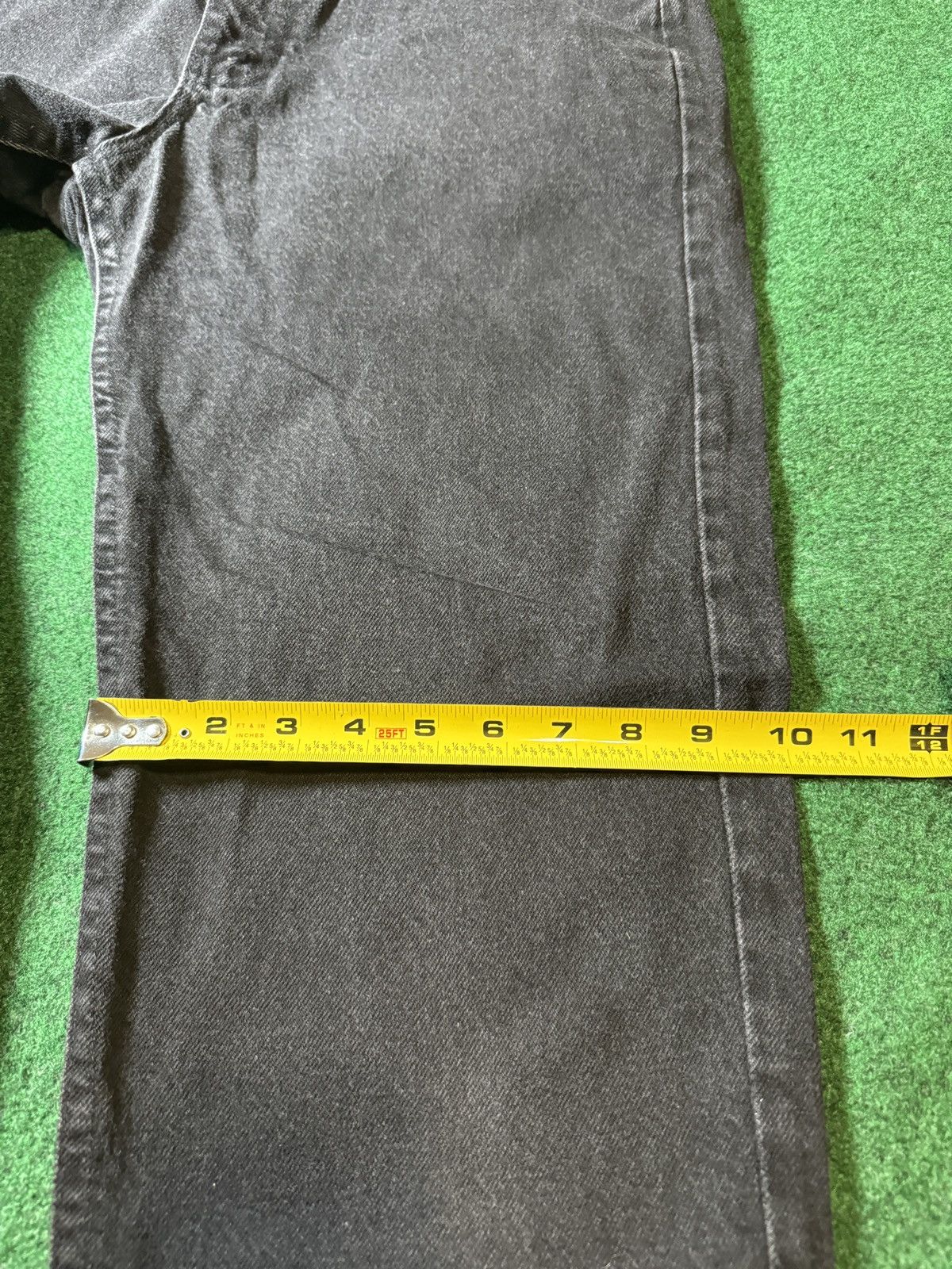 Lee × Vintage Vintage 90s Riders Lee Black Denim Mens 32x32 Tapered Jeans Size US 32 / EU 48 - 9 Thumbnail