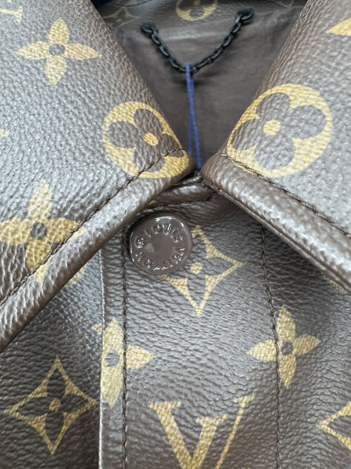 Louis Vuitton Louis Vuitton x Nigo Varsity Monogram Leather Jacket Size US L / EU 52-54 / 3 - 8 Thumbnail