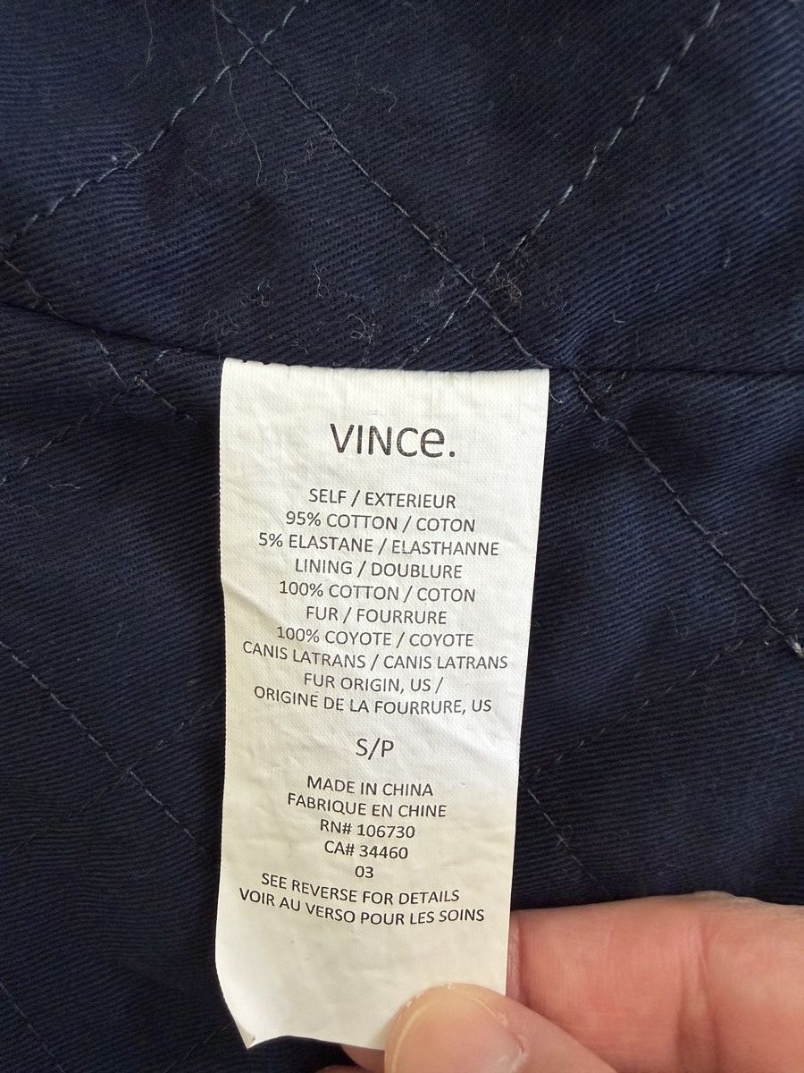 Vince Women’s Vince quilted black hooded lightweight jacket Size S / US 4 / IT 40 - 4 Thumbnail