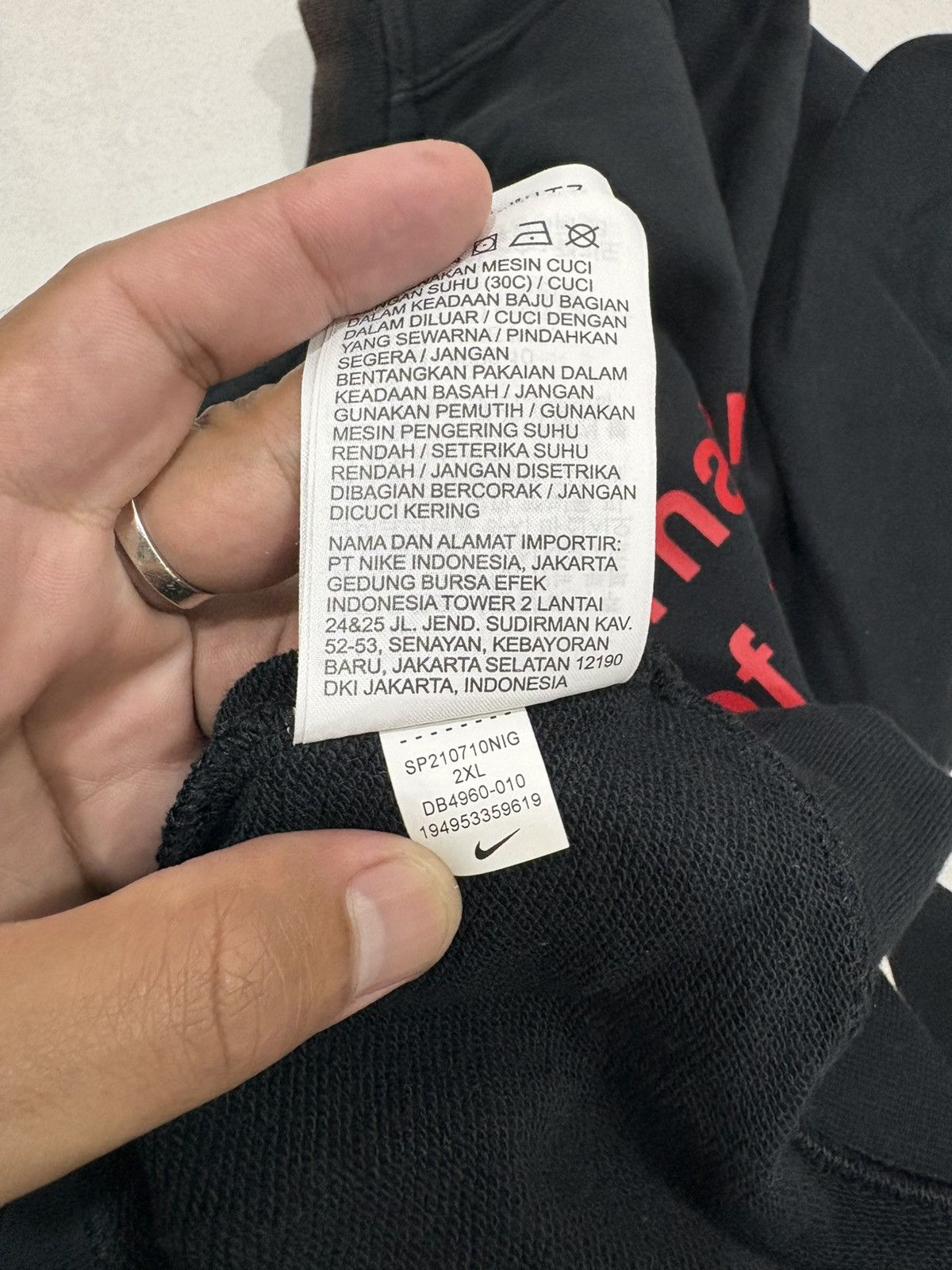 Nike Nike double swosh big logo Size US XXL / EU 58 / 5 - 9 Thumbnail