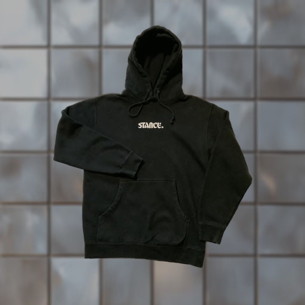 Vintage Stance Hoodie Sweatshirt Pullover Heavyweight Black Standard Fit Sz. S Men Mens Black Sweatshirt Hoodie S Size US S / EU 44-46 / 1 - 1 Thumbnail