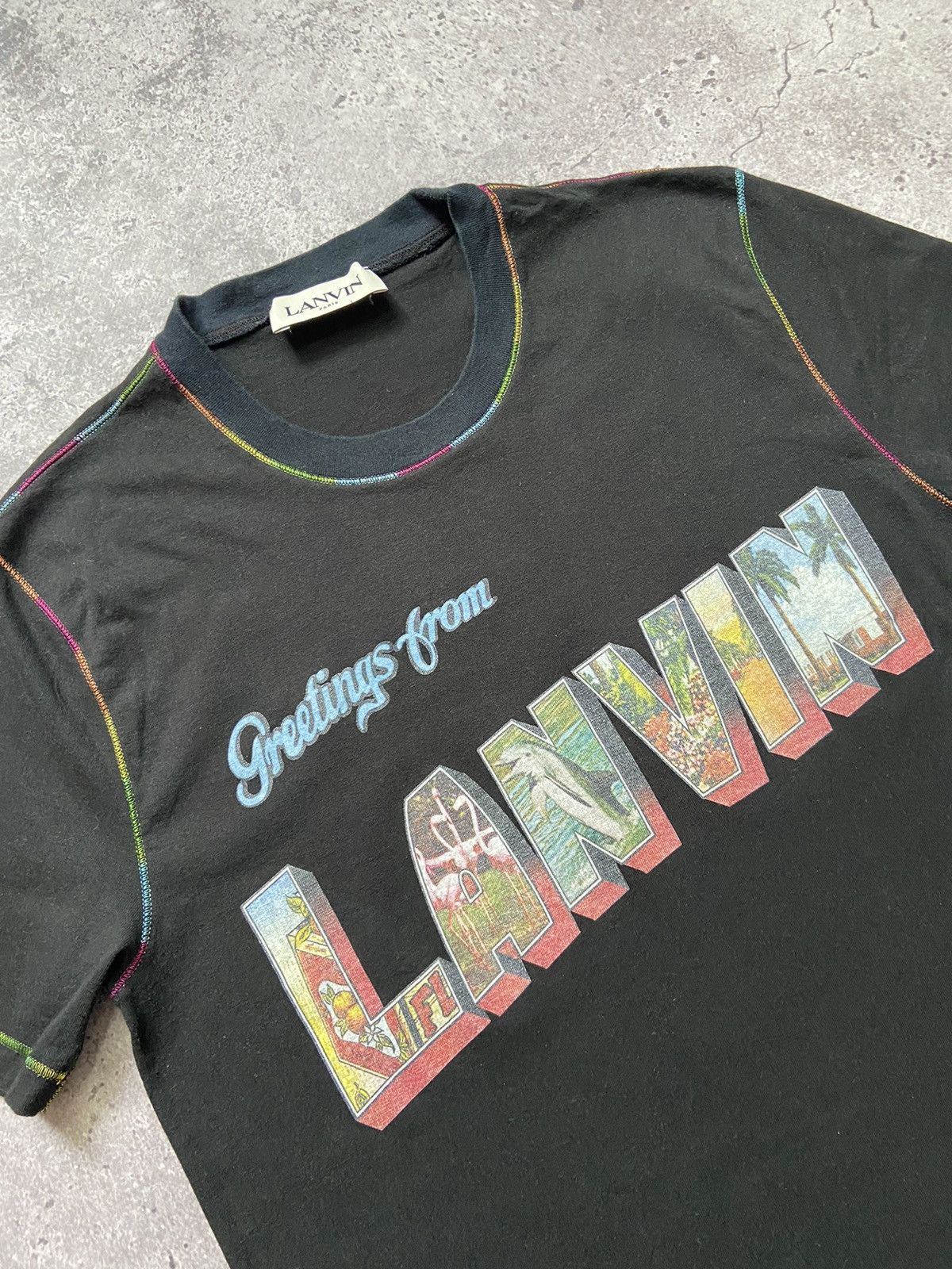 Lanvin Greetings from Lanvin Tee Size US S / EU 44-46 / 1 - 2 Thumbnail