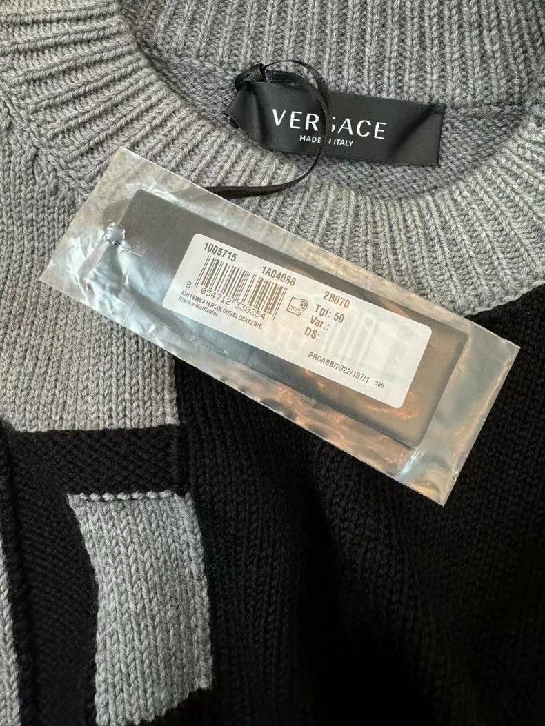 Versace Versace Color-blocked men's cardigans Size US L / EU 52-54 / 3 - 4 Thumbnail