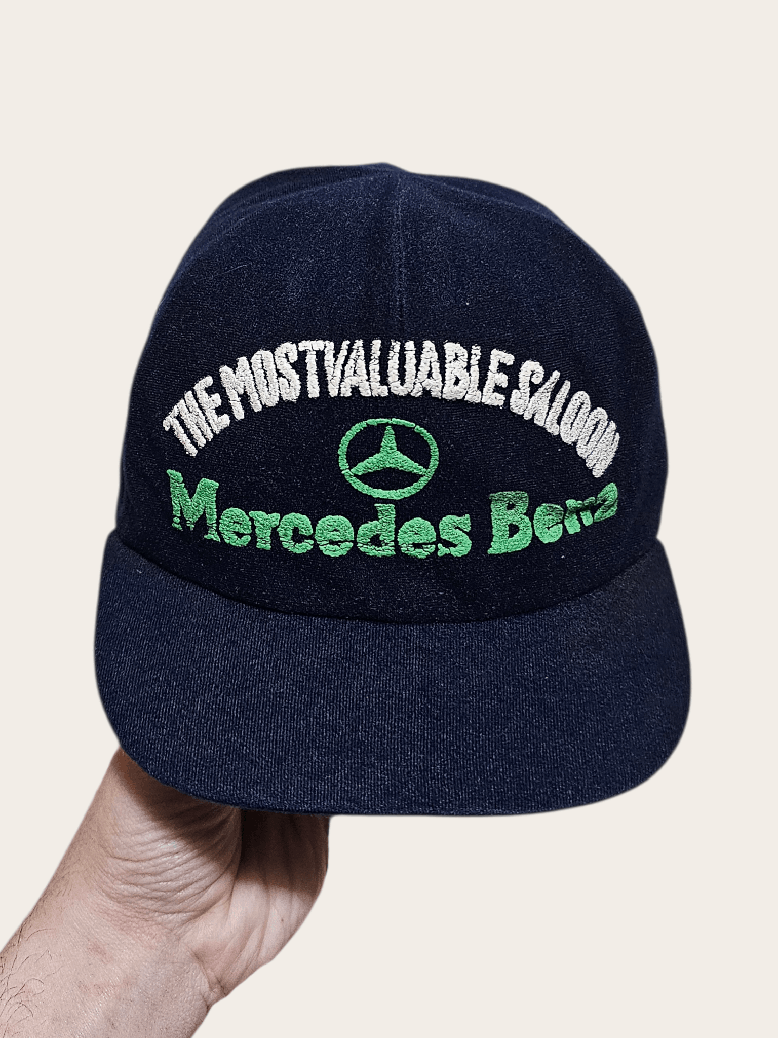 Mercedes-Benz Mercedes-Benz "The Most Valuable Saloon" 70's Rare Hat Size ONE SIZE - 2 Thumbnail