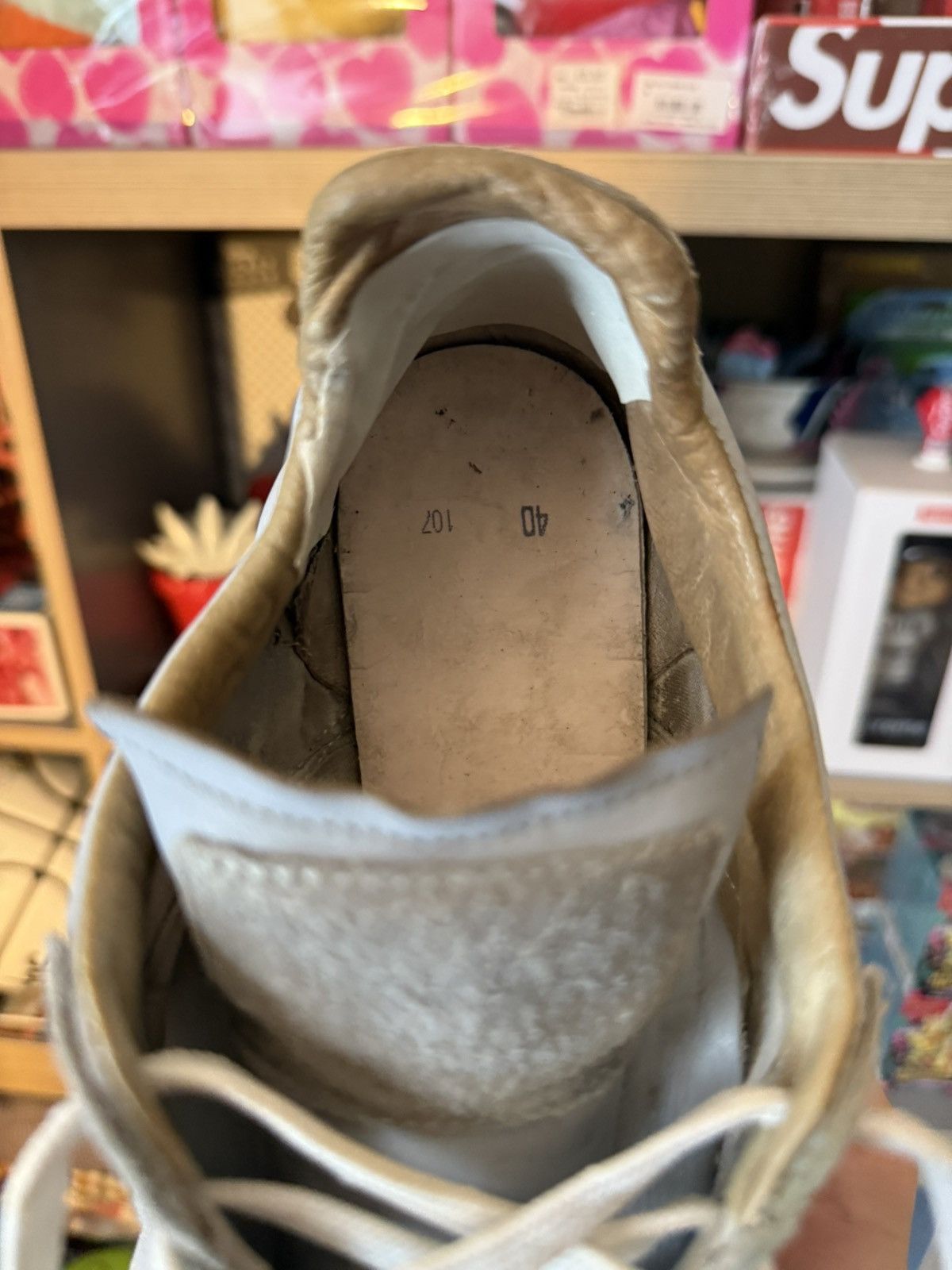 Maison Margiela Maison Margiela Blue GAT Trainer Sneakers Size US 7 / EU 40 - 8 Thumbnail