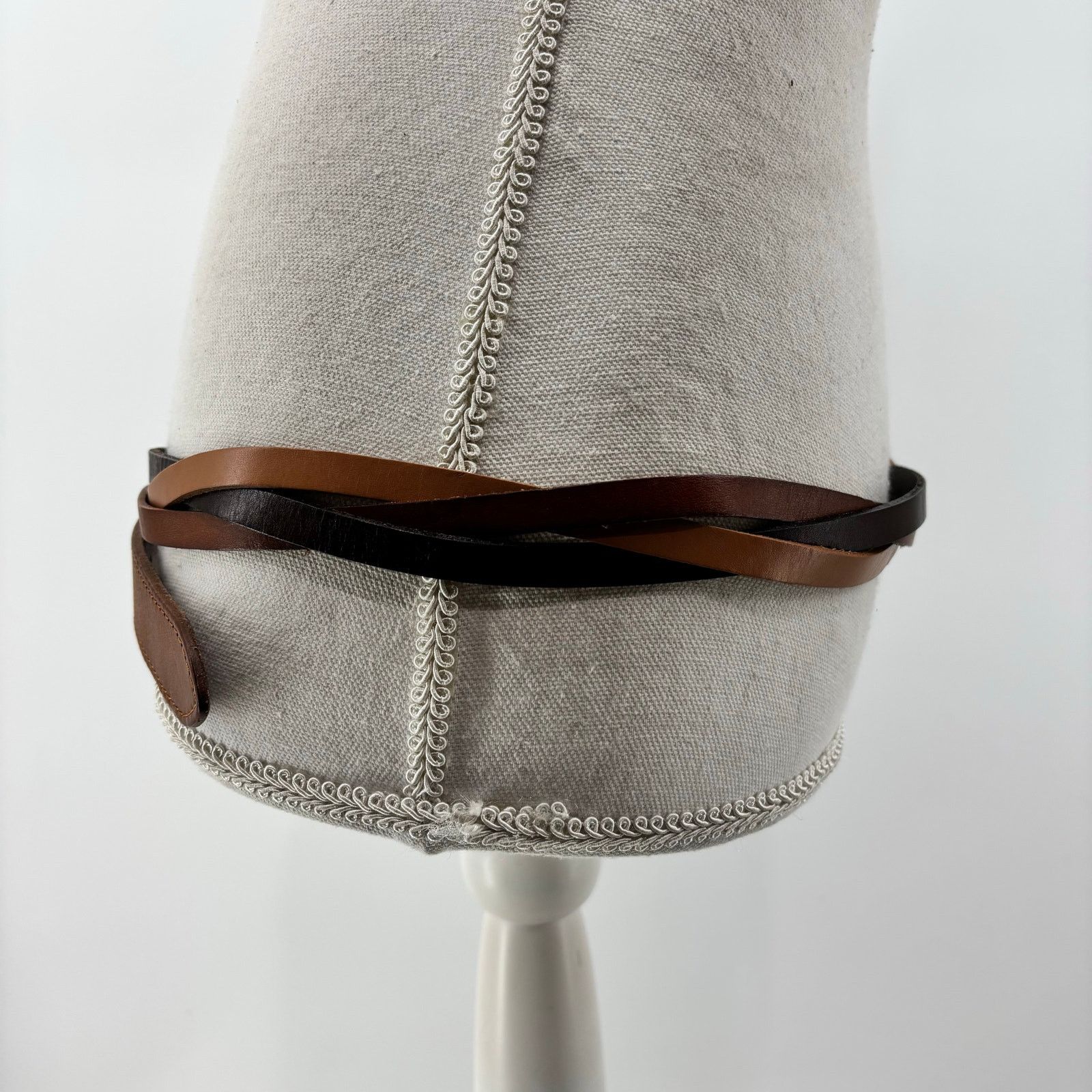 Other Women's Belt Size M/L Multi Shades Brawn Fashion Braided Size ONE SIZE - 4 Thumbnail