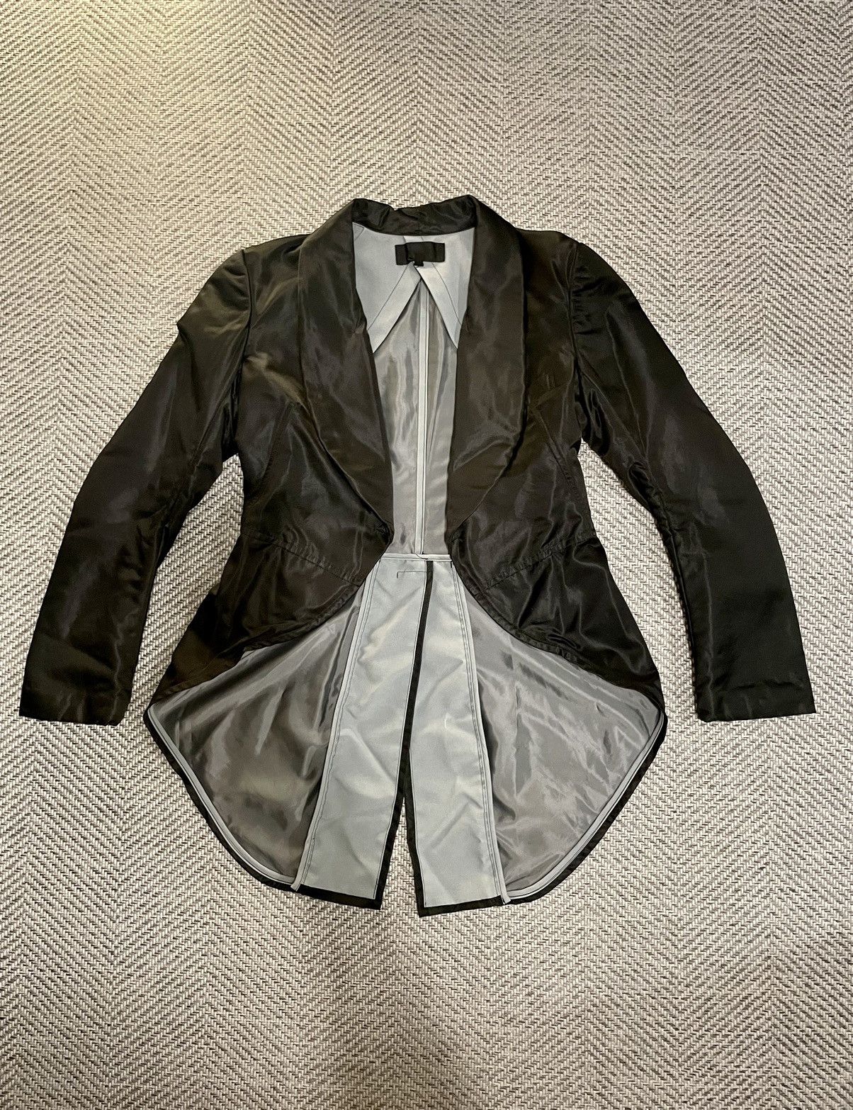 Comme des Garcons COMME DES GARCONS AD2004 BLACK BLAZER SWALLOW TAILED COAT Size US S / EU 44-46 / 1 - 1 Thumbnail