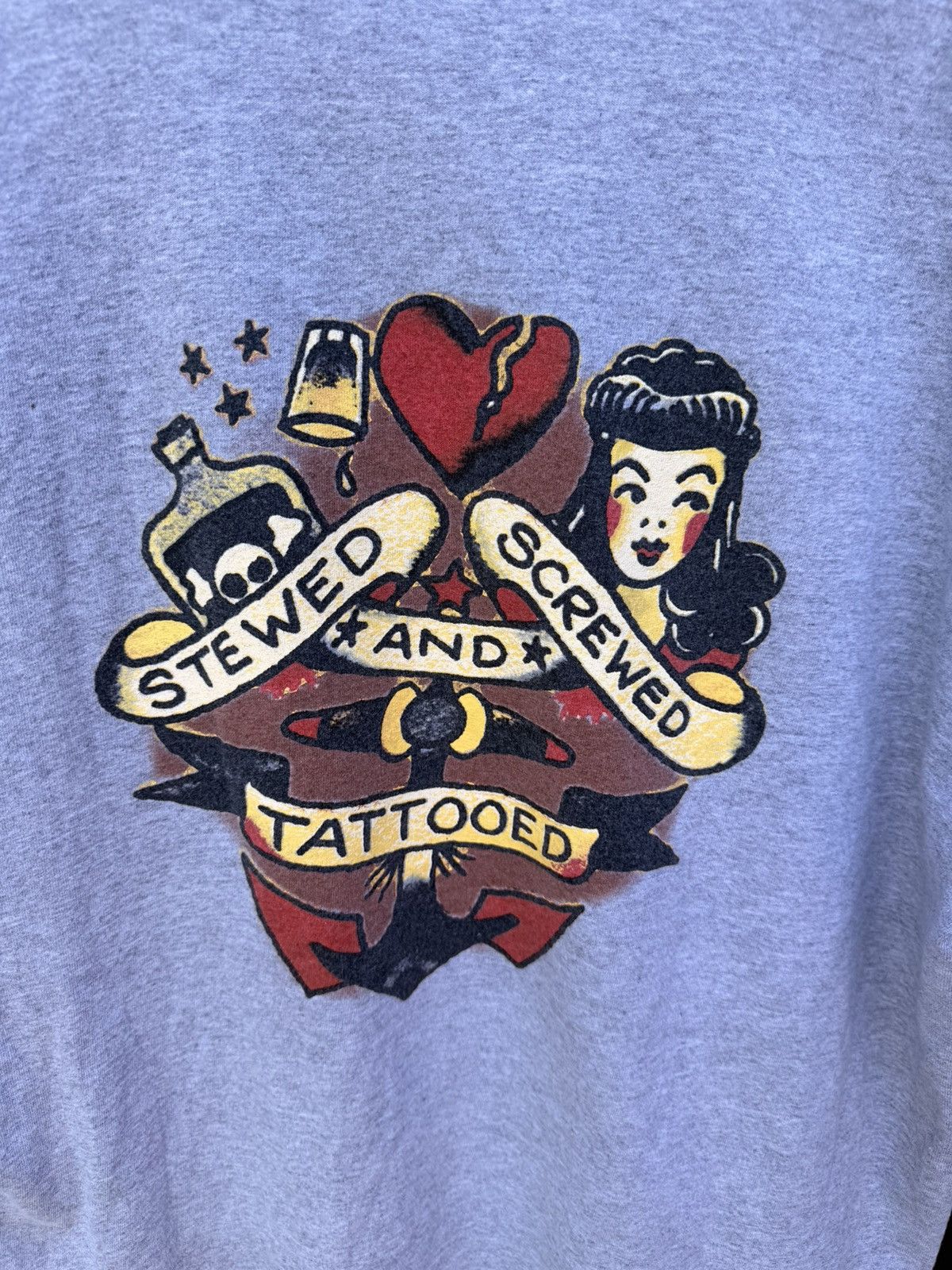 Rap Tees VTG Sailor Jerry Navy Rum Liquor tee Size XL Size US XL / EU 56 / 4 - 5 Thumbnail