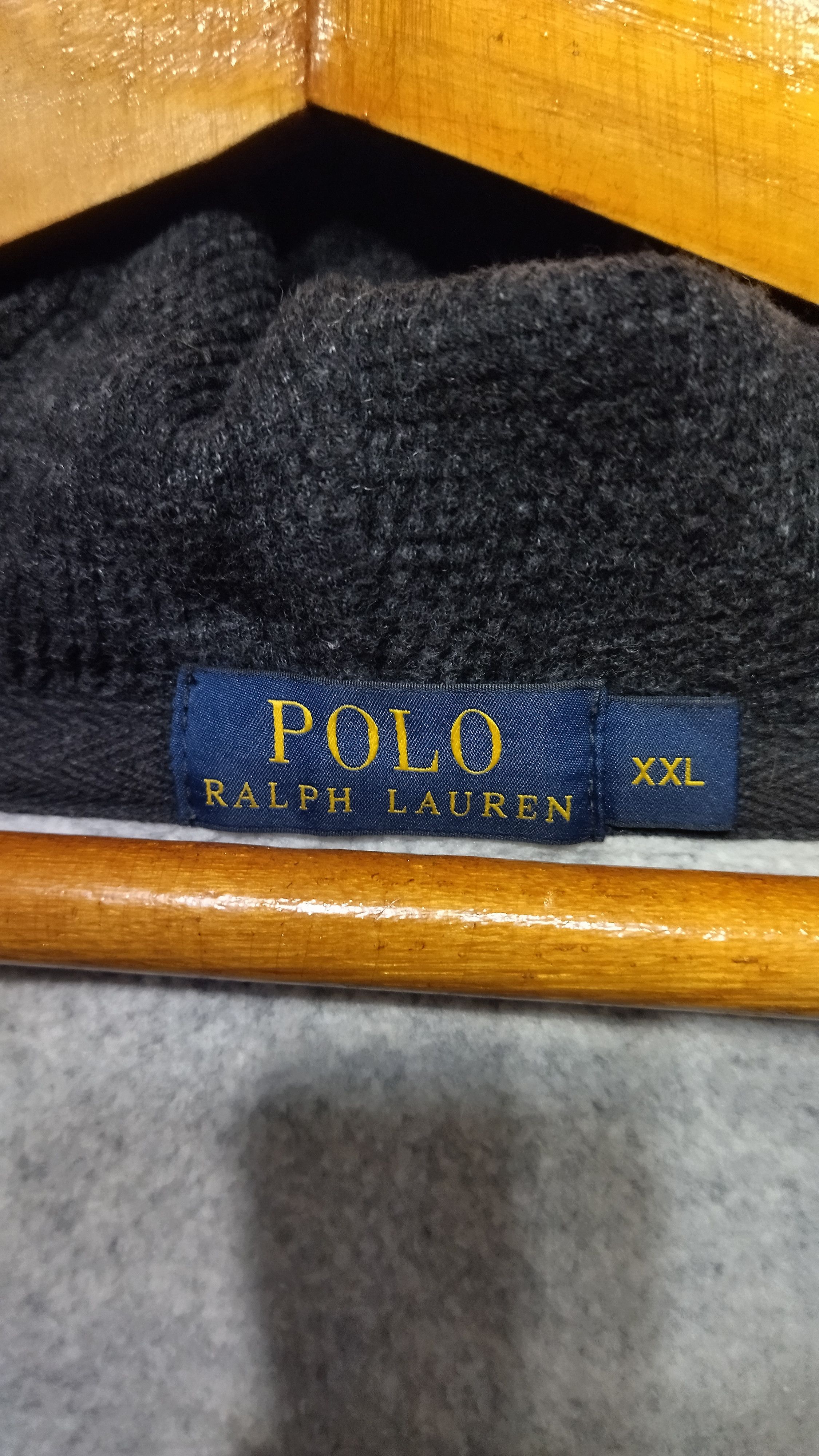Polo Ralph Lauren Vintage dark grey Polo Ralph Lauren zip up hoodie Size US XXL / EU 58 / 5 - 4 Thumbnail