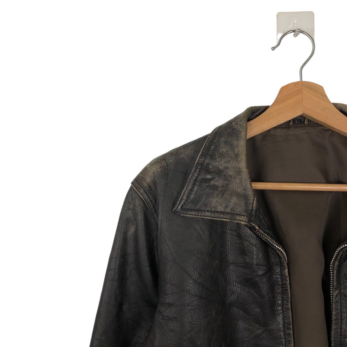 Japanese Brand 🔥80’s RARE GENUINE BOMBER LEATHER JACKET INSPIRE SCHOTT USA Size US L / EU 52-54 / 3 - 6 Thumbnail