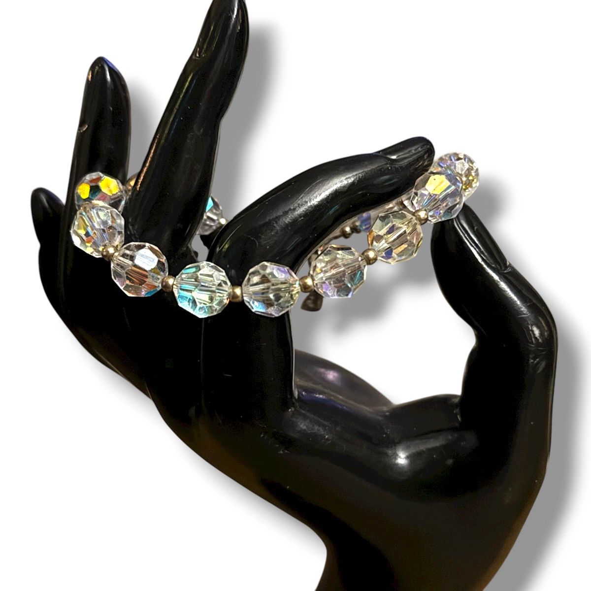 Swarovski Swarovski Aurora Borealis Crystal bead toggle bracelet Size ONE SIZE - 3 Thumbnail