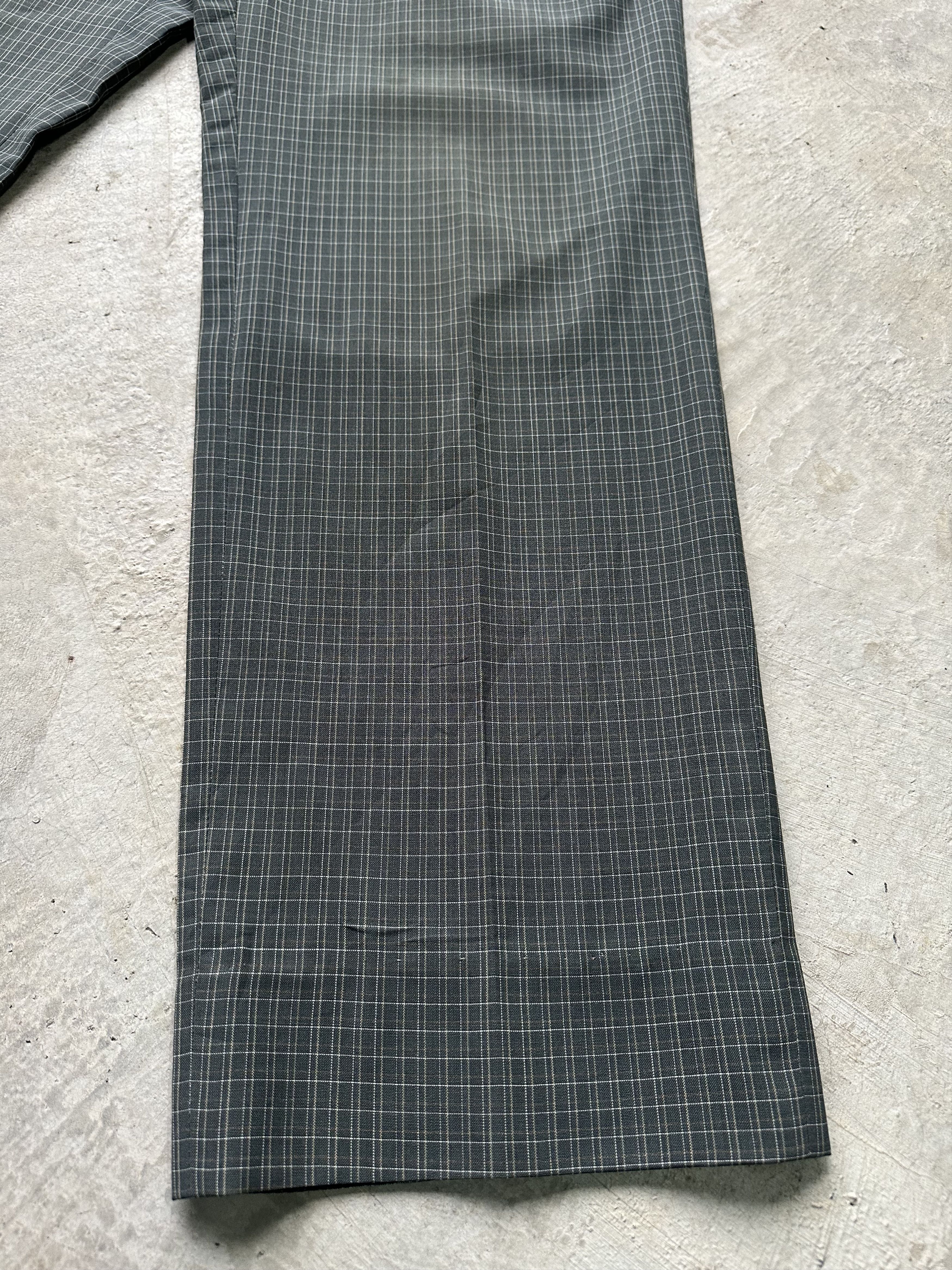 Yves Saint Laurent YvesSaintLaurent Pour Homme Green Tartan Plaid Trouser Pants Size US 28 / EU 44 - 6 Thumbnail