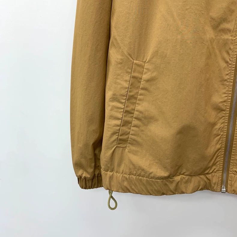 Loewe Loewe Brown logo leather cotton hooded zipper long sleeve Size L / US 10 / IT 46 - 4 Thumbnail