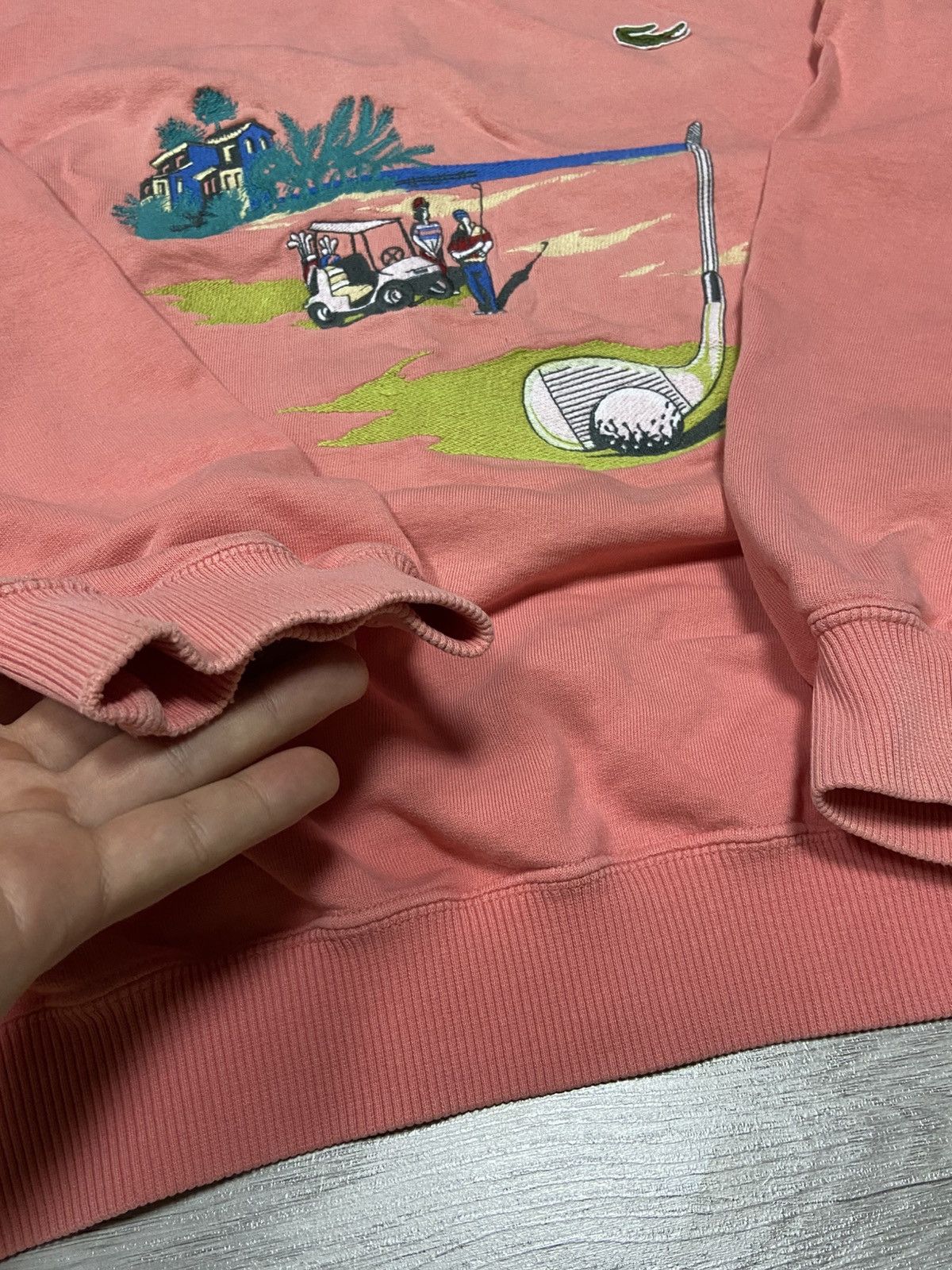 Lacoste Lacoste Chemise France golf⛳️ big embroidered logo sweatshirt Size US L / EU 52-54 / 3 - 11 Thumbnail