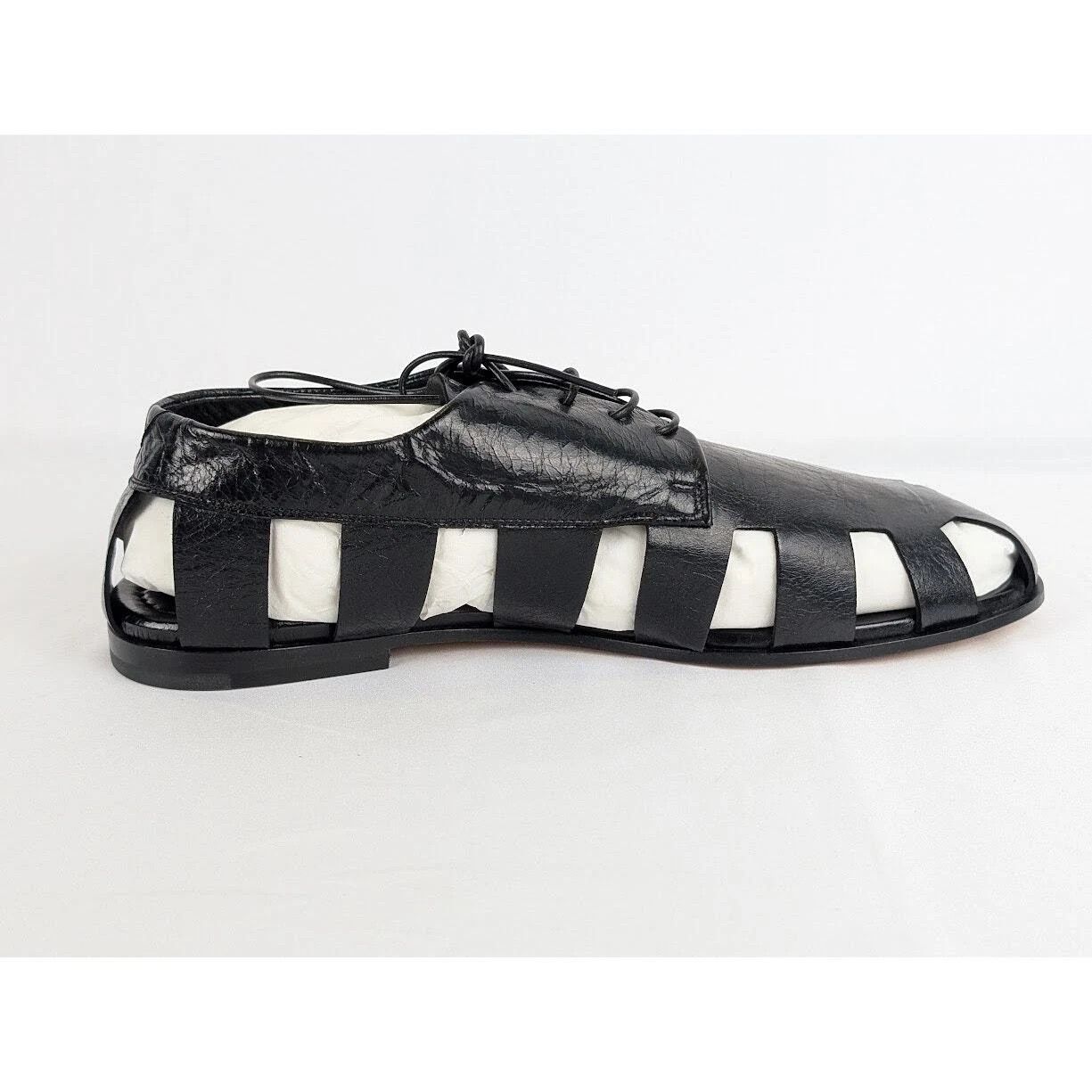 Bottega Veneta o1rshd1 Crunch Lux Sandals in Black Size US 8.5 / EU 41-42 - 3 Thumbnail