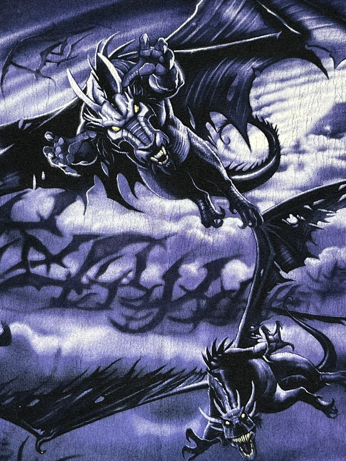 Liquid Blue Vintage Y2K 2000’s Universal Studios Dueling Dragons T-Shirt Size US M / EU 48-50 / 2 - 4 Thumbnail