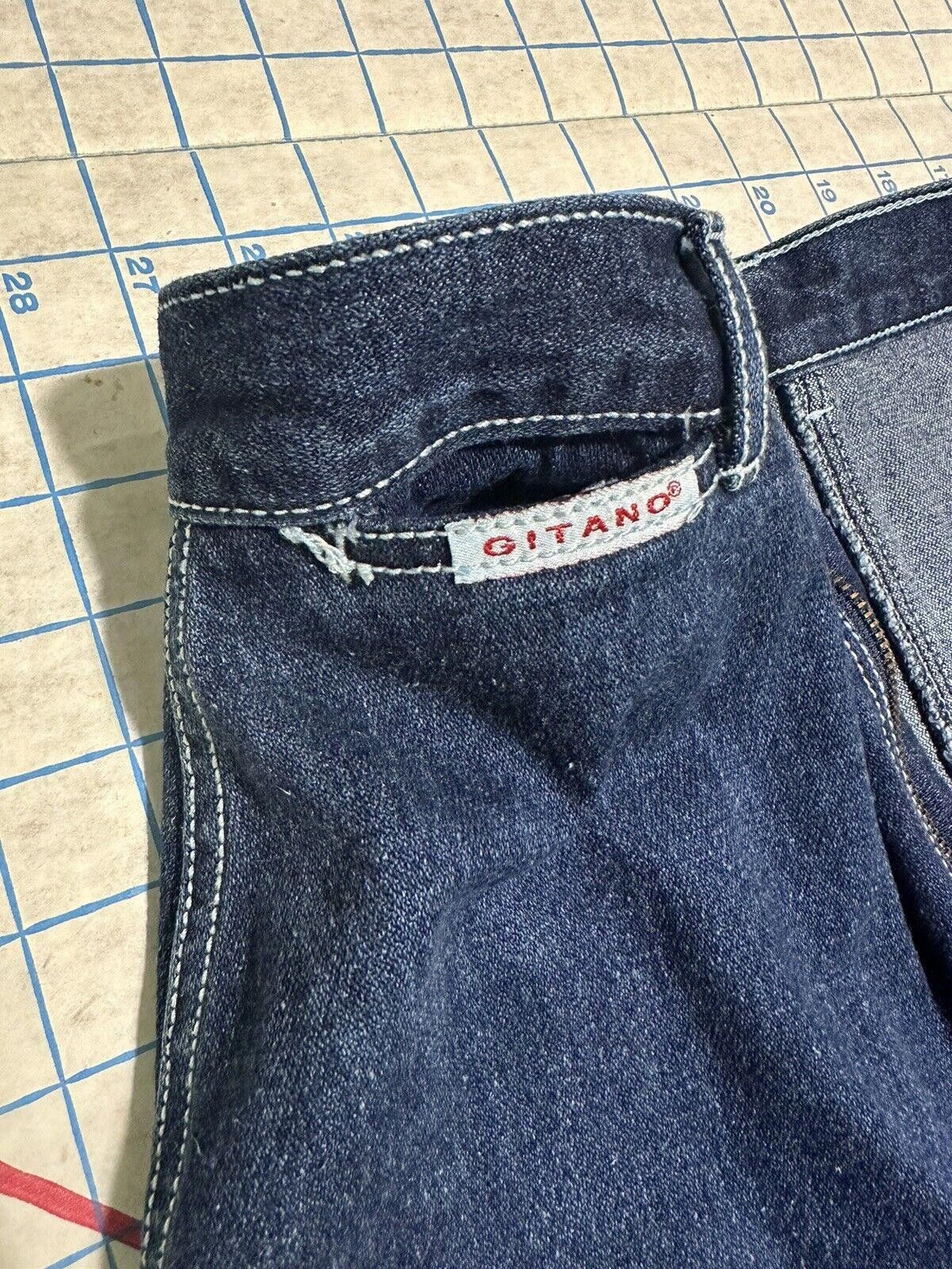 Designer Vintage Denim Jean Skirt Size 8 Gitano Heart Size 30" / US 8 / IT 44 - 10 Thumbnail